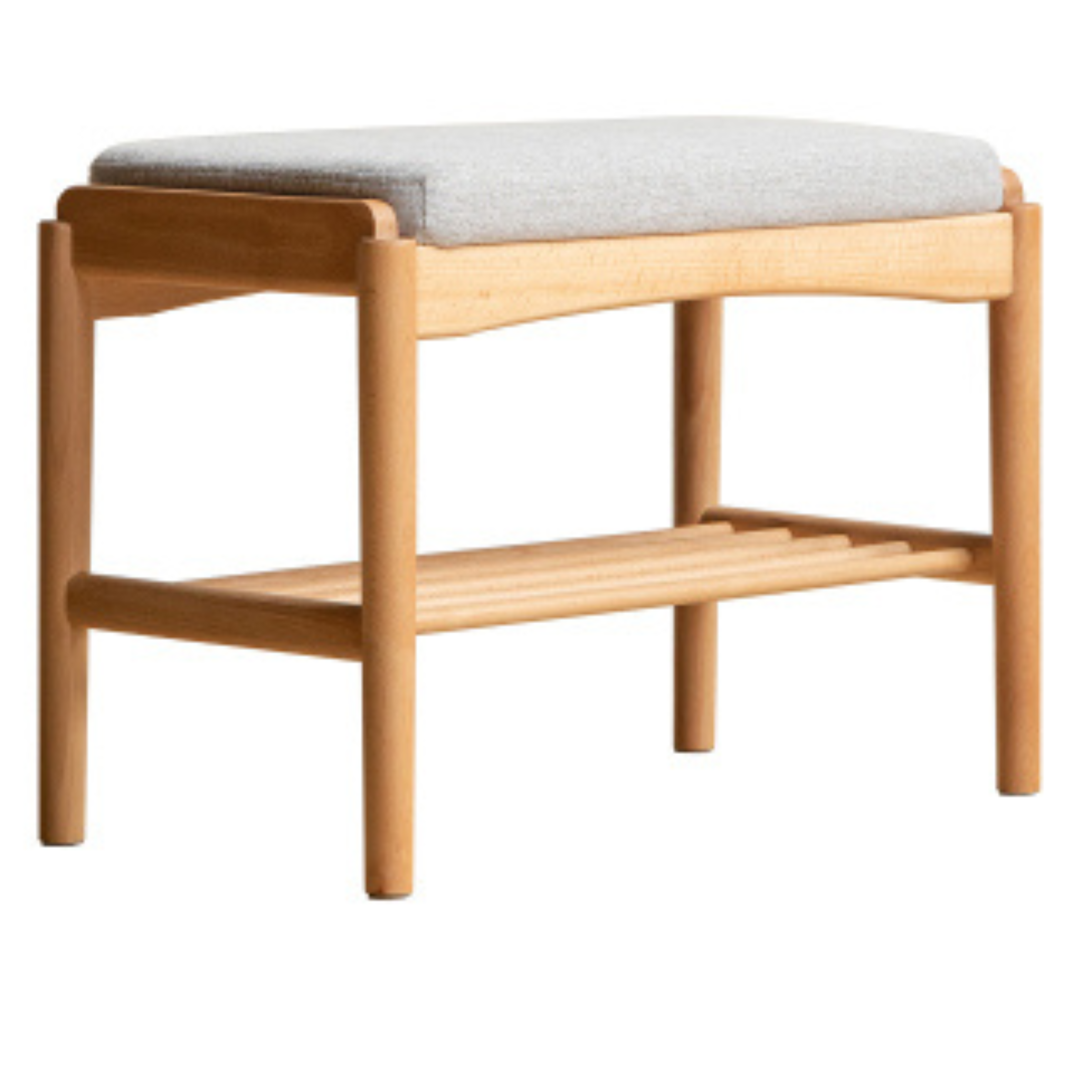 Beech Solid Wood Shoe Changing Stool