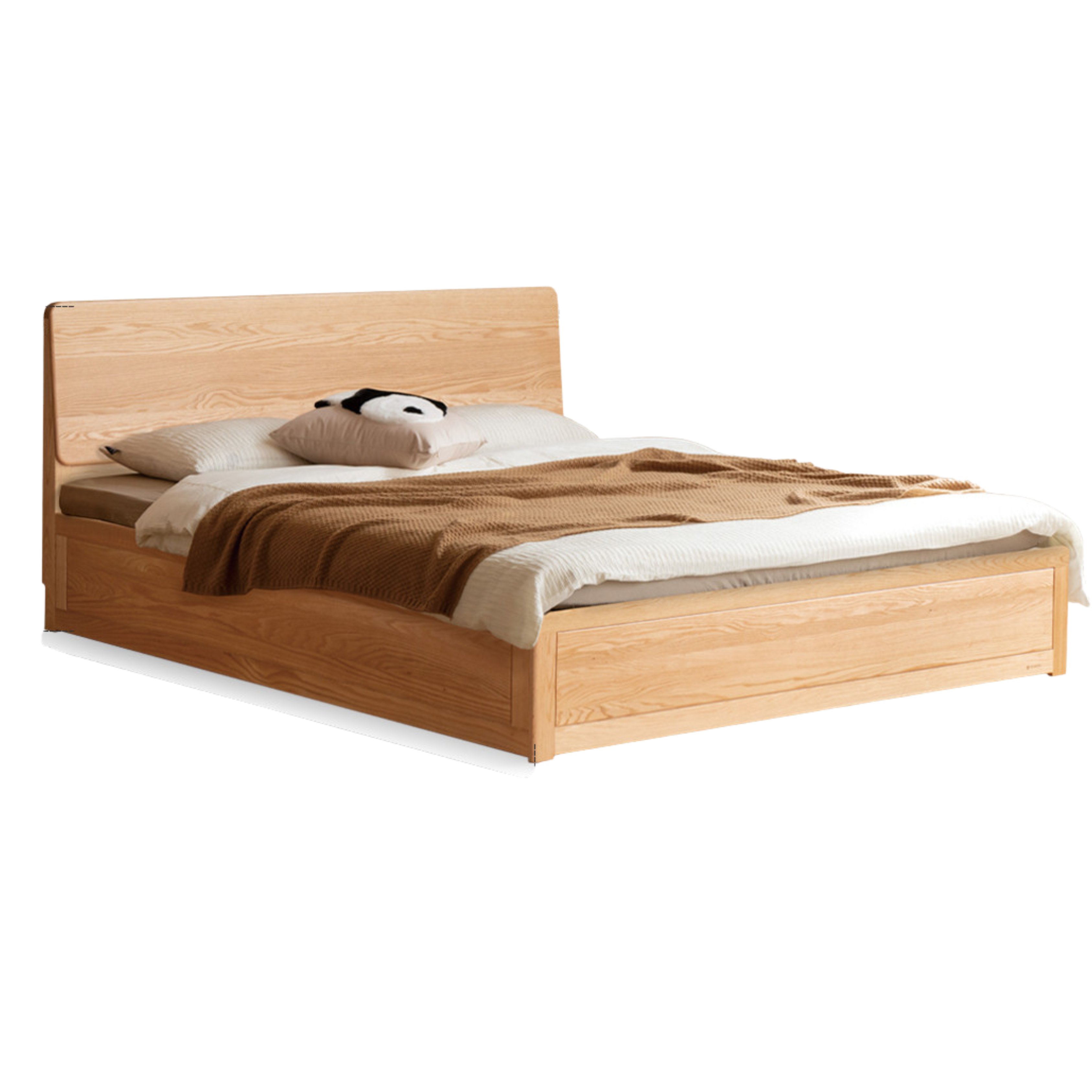 Oak Solid Wood Bed