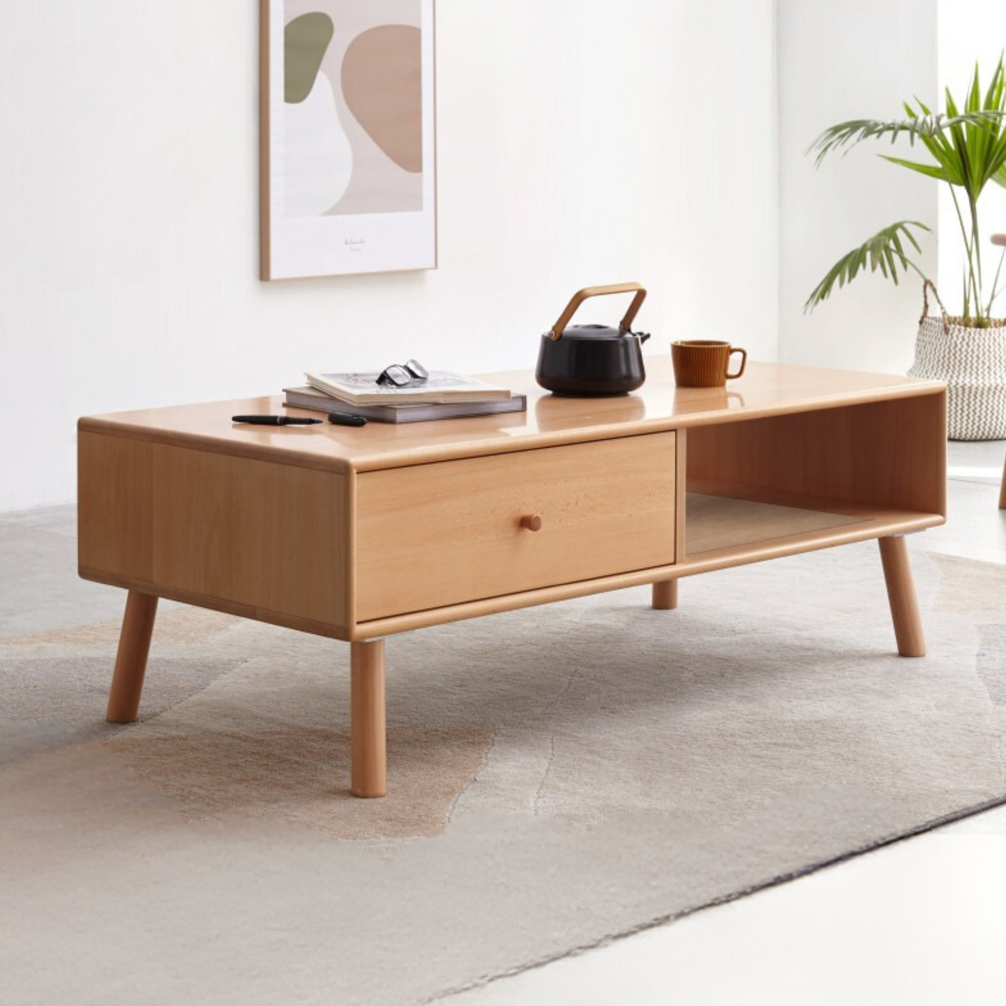 European Beech Coffee Table Nordic
