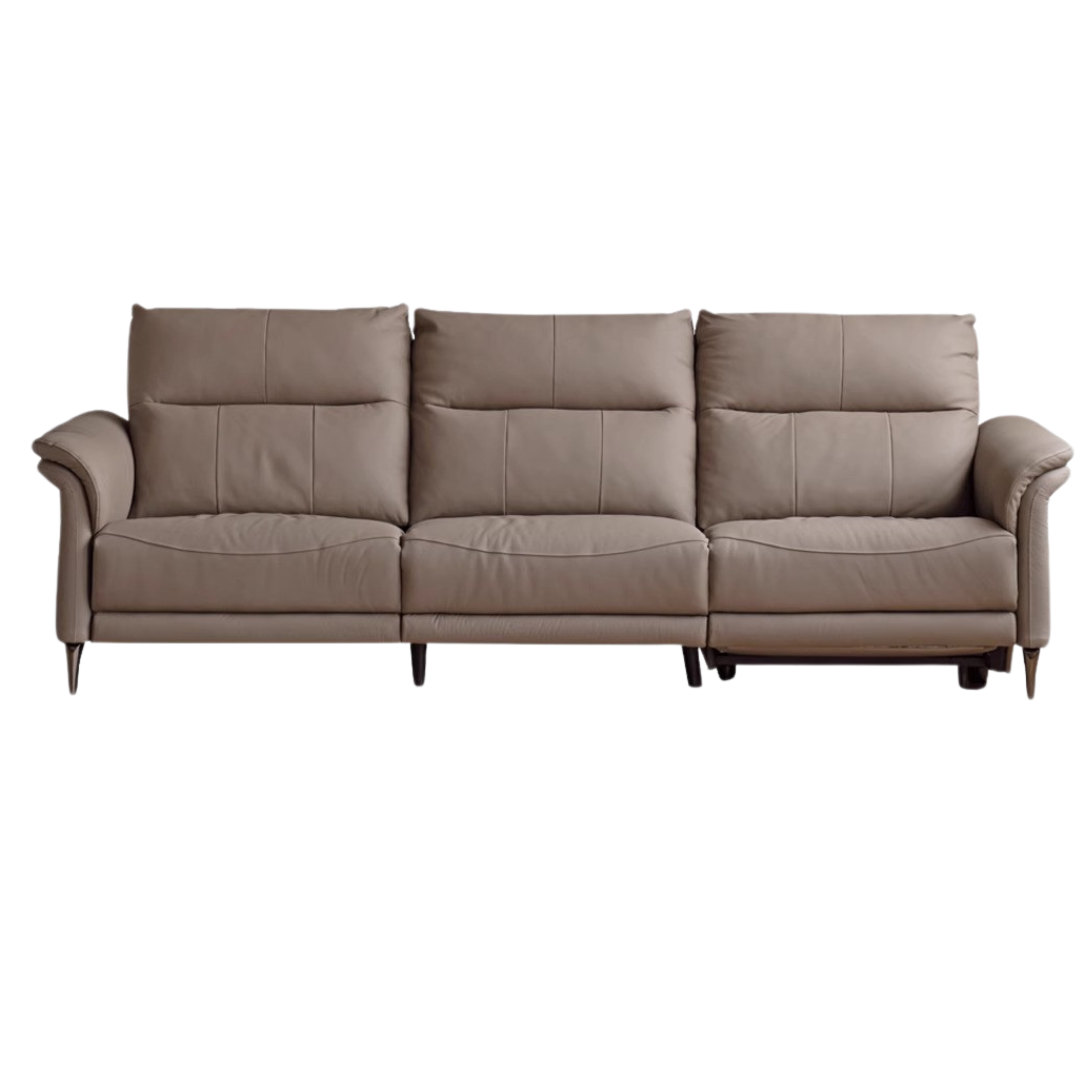 First Layer Leather Multifunctional Electric Telescopic Sofa.