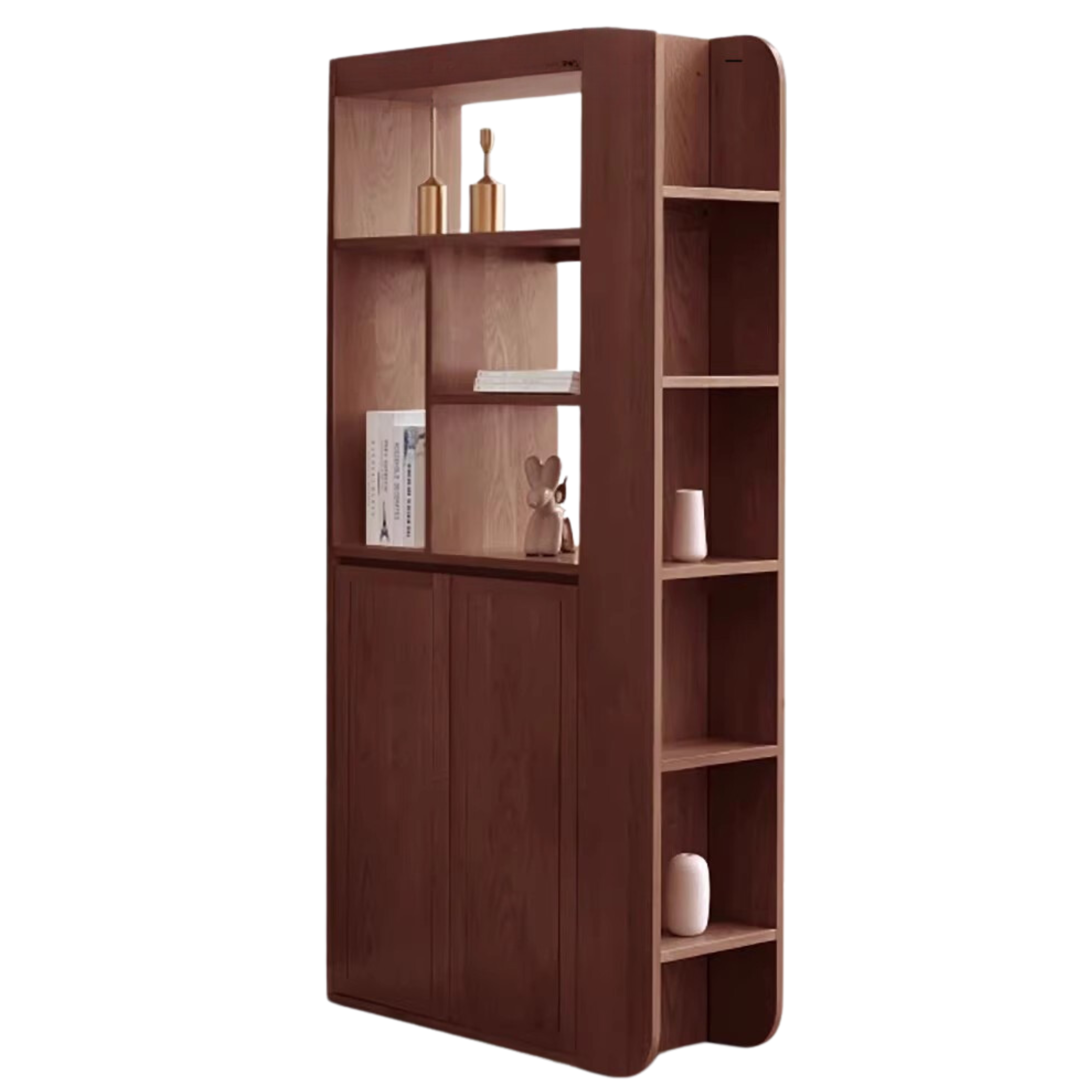Oak, Ash Solid Wood Entrance Partition Cabinet
