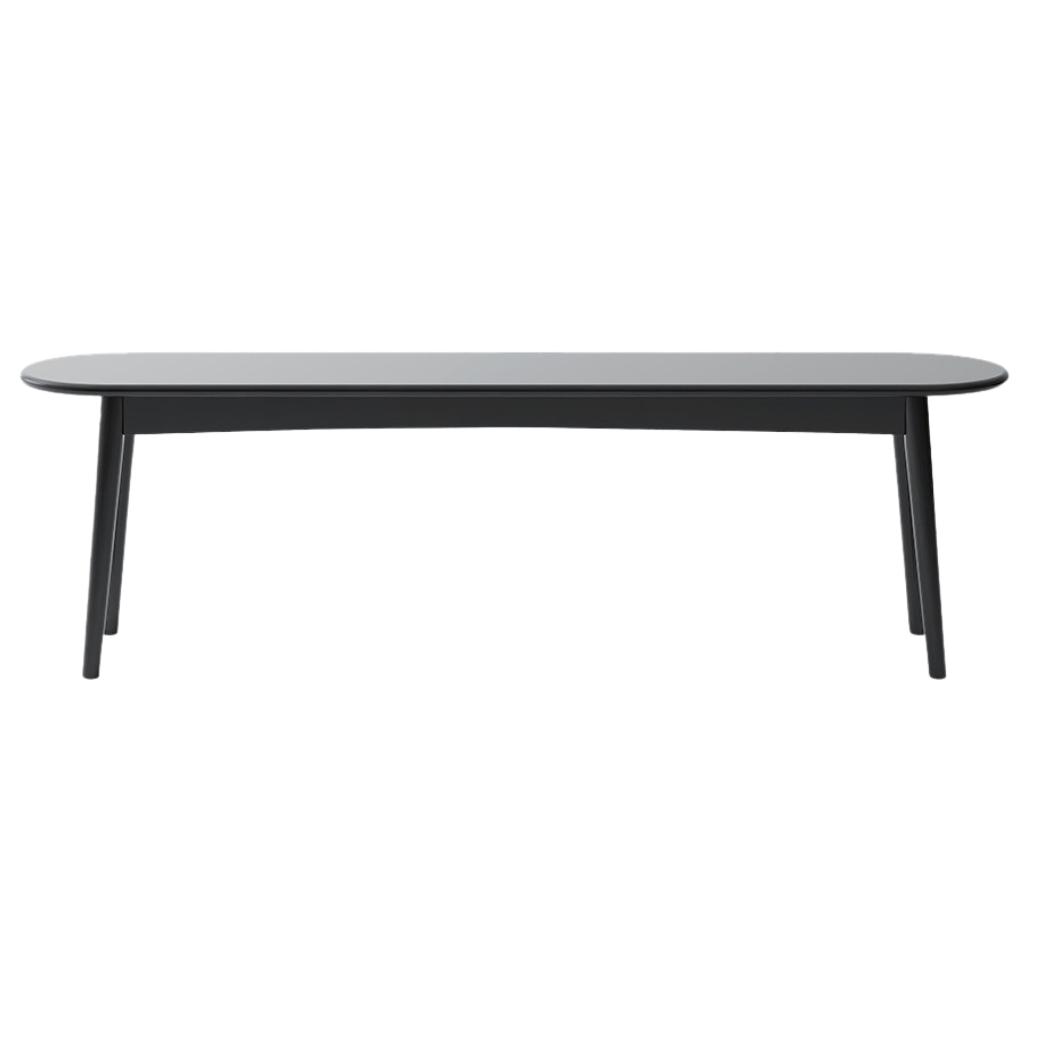 Solid Rubberwood French Cream Style Long Bench