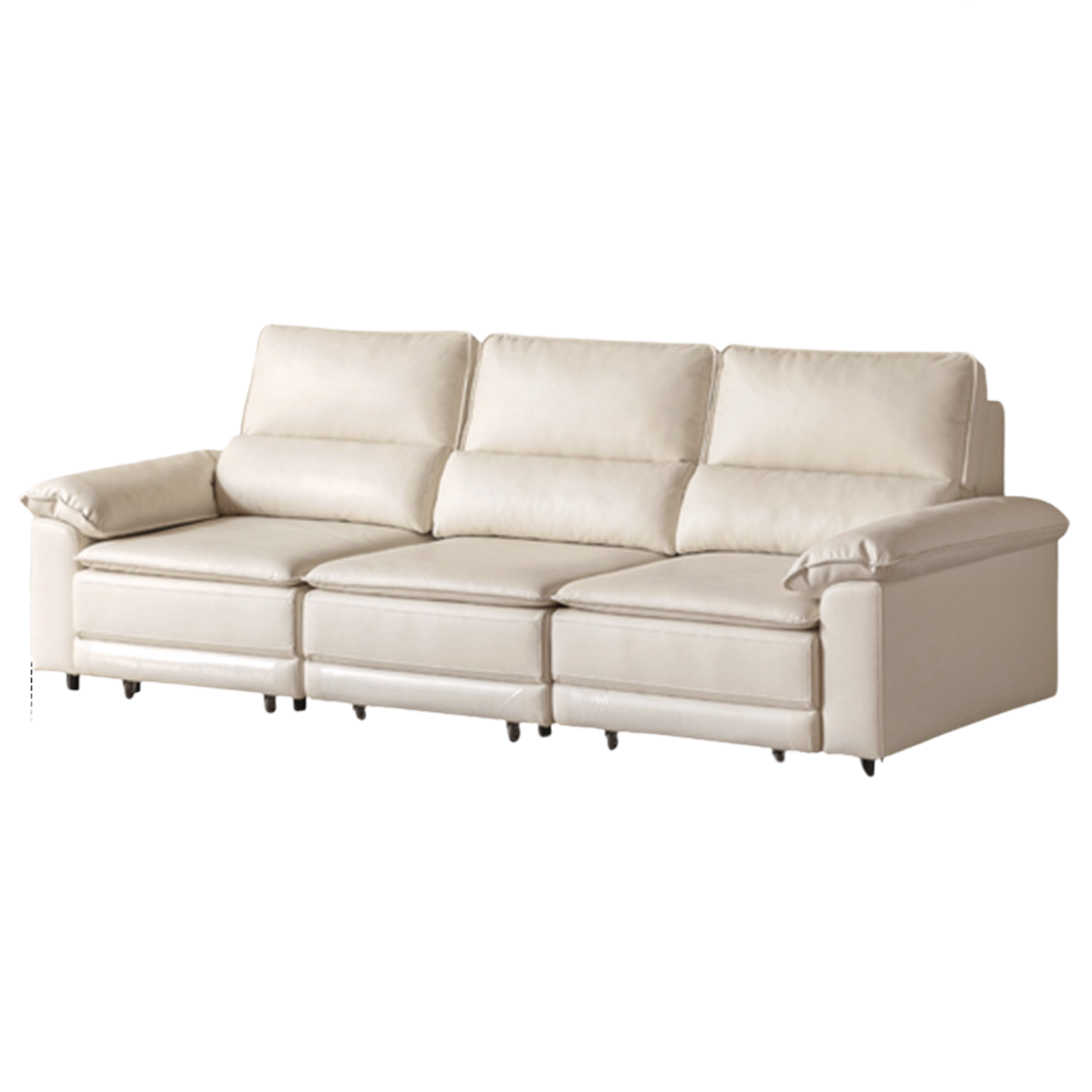 Ecological Cloud Leather Electric High Back Sofa Bed.