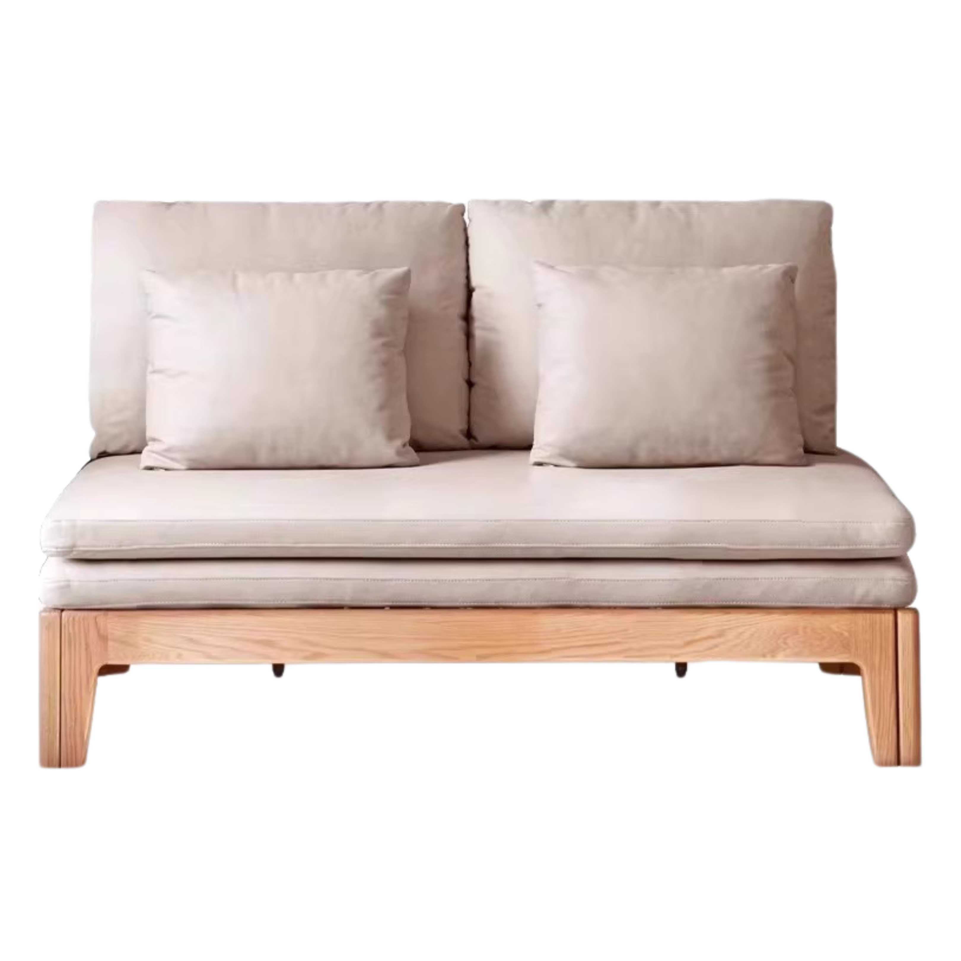 Oak Solid Wood Sofa Bed