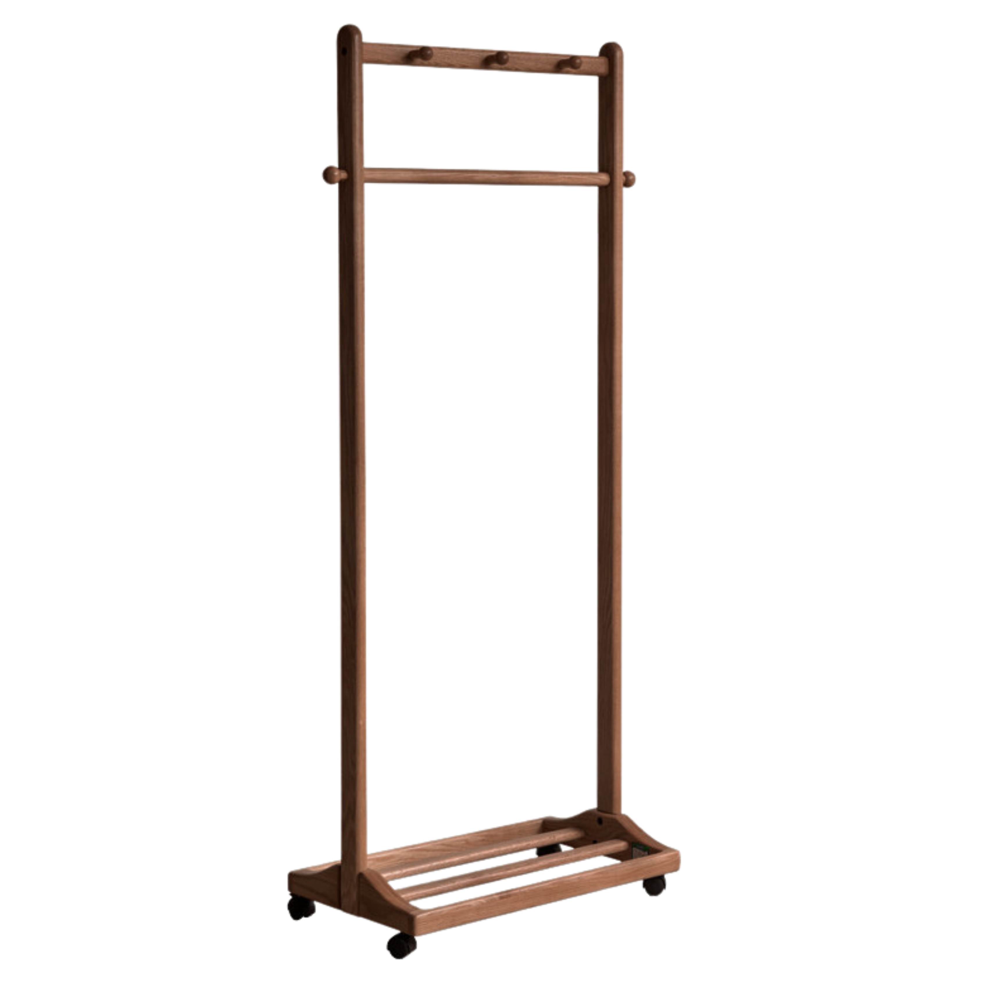 Oak, Birch, Solid Rubberwood Movable Hanger