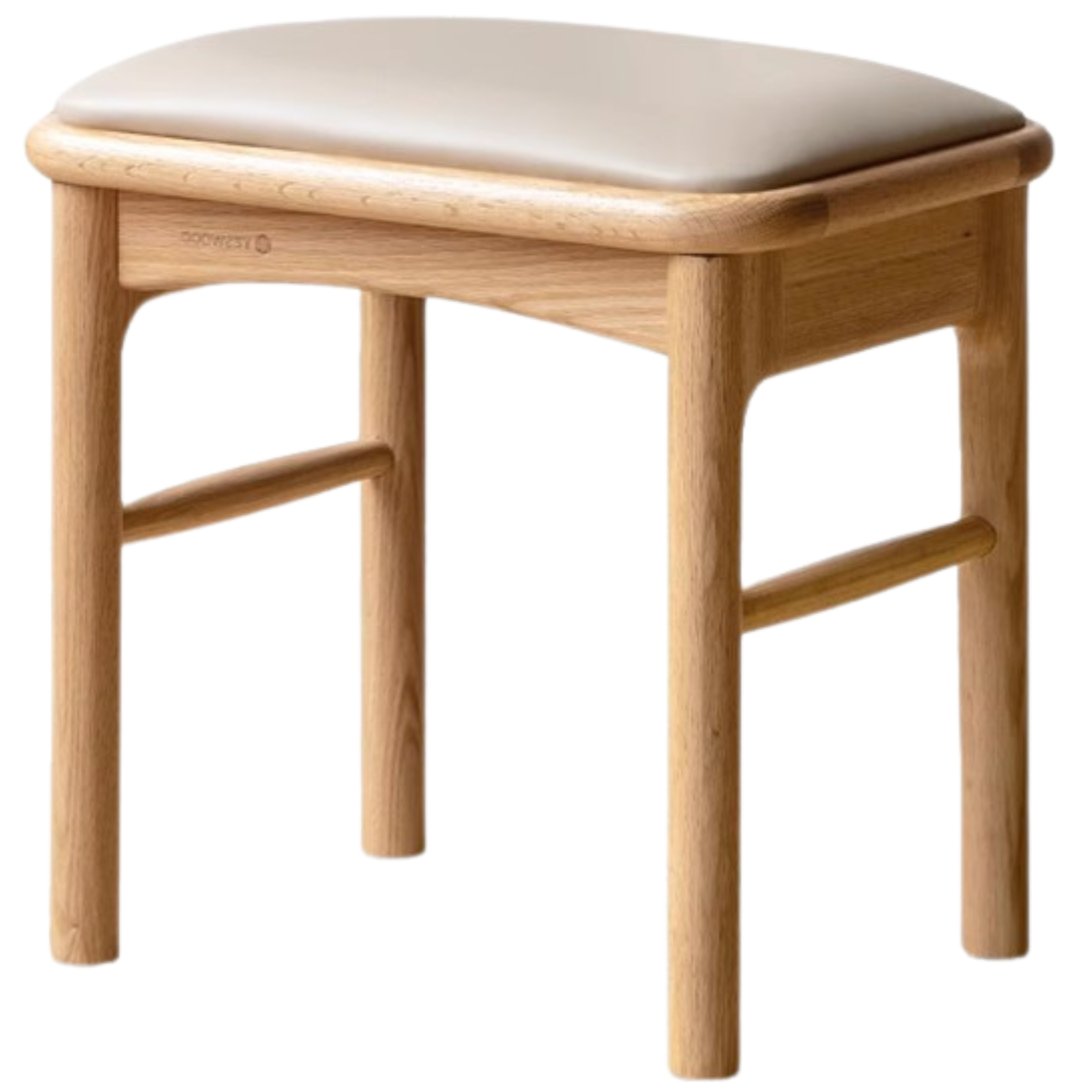 Oak Solid Wood Modern Soft Tea Stool