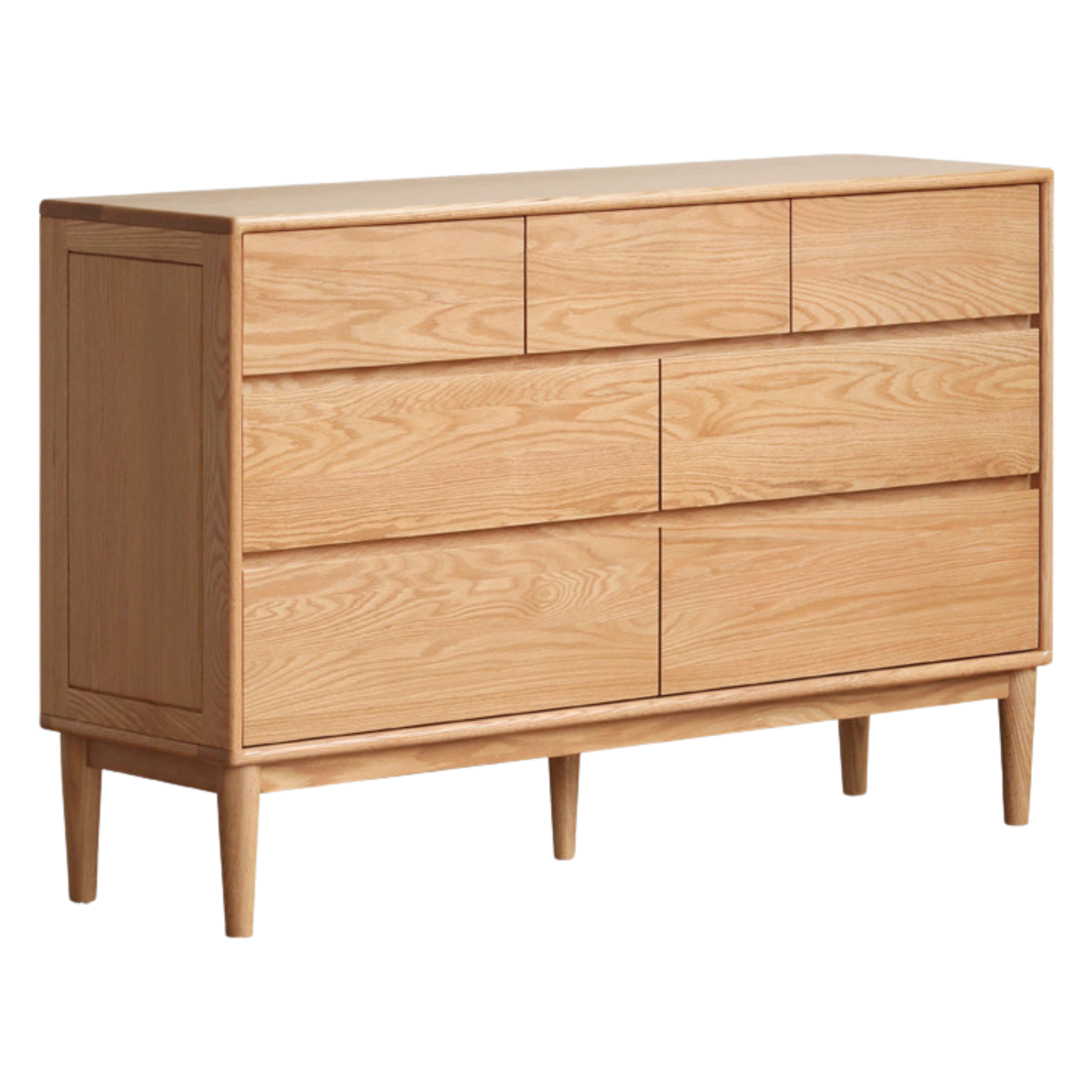 Oak Solid Wood Small Chest of Drawers