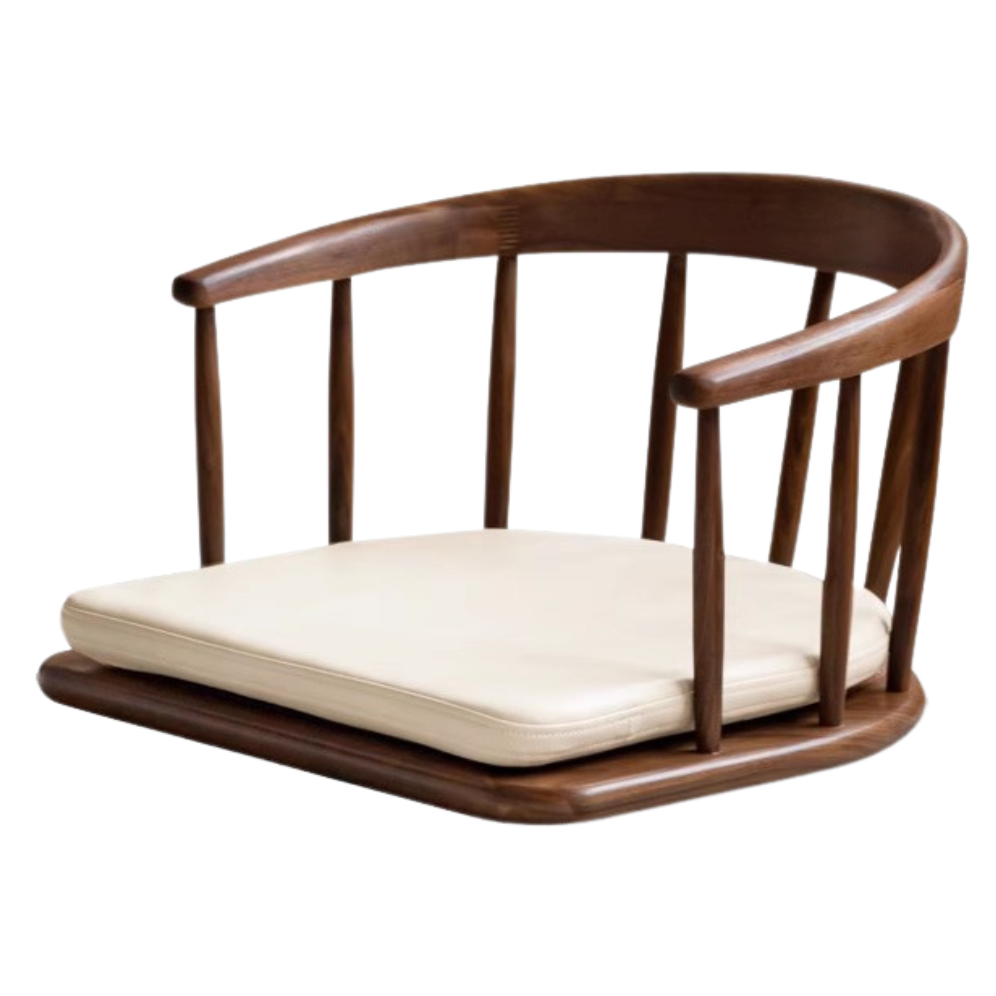 Black Walnut Solid Wood Tea Chair