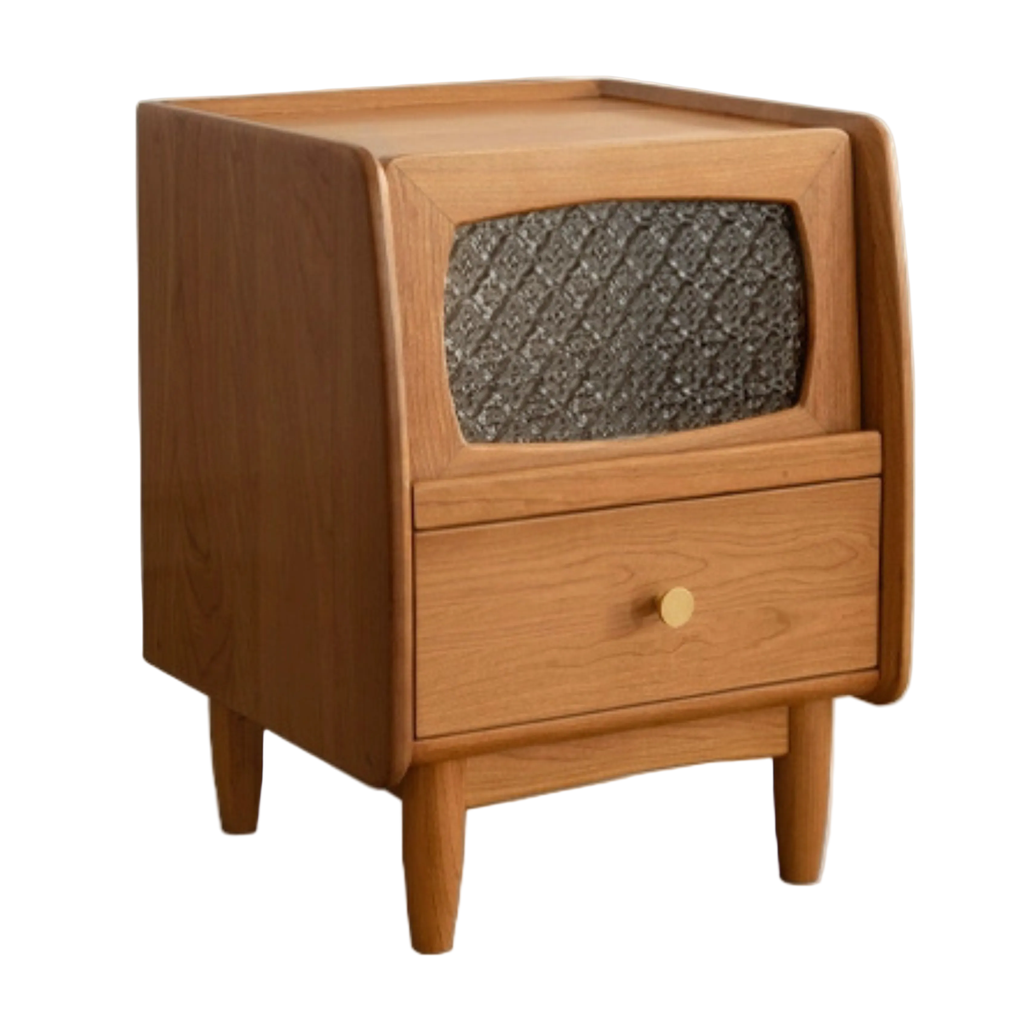 Cherry Solid Wood Nightstand.