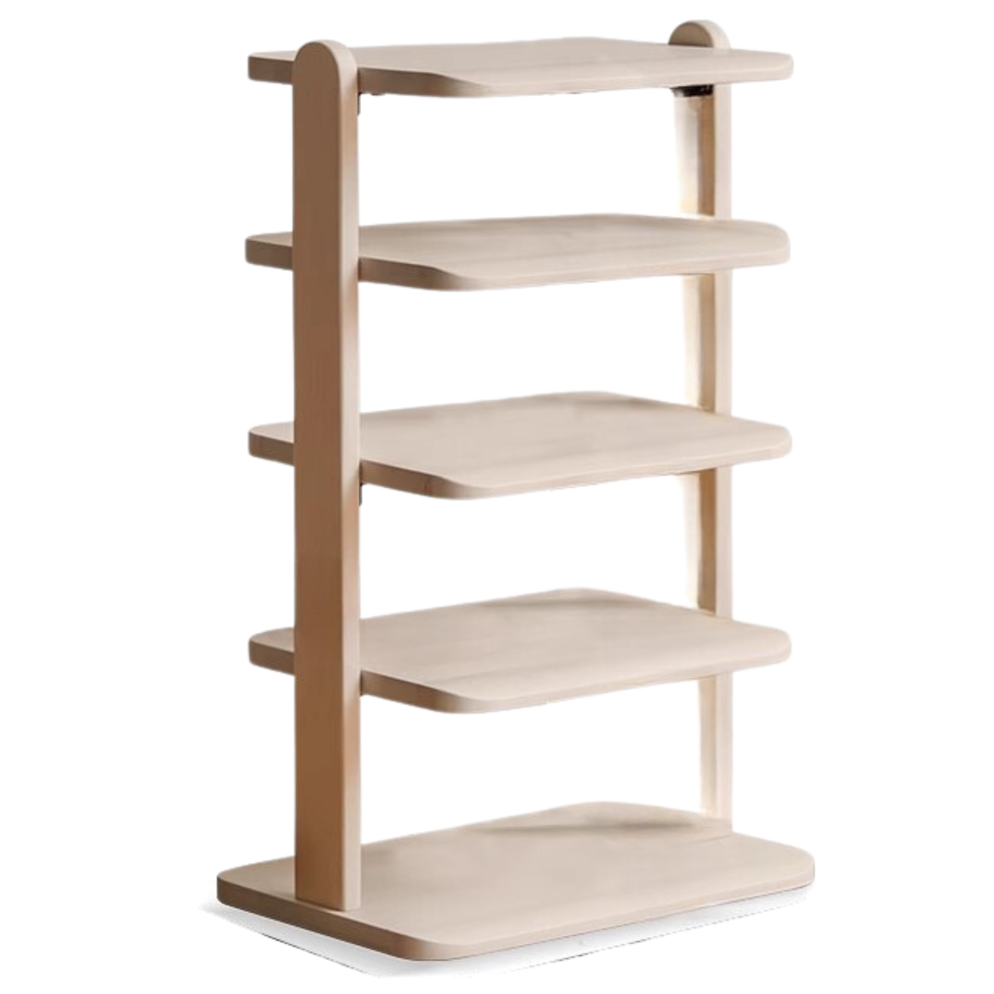 Rubberwood, Beech Solid Wood Narrow Shoe Rack