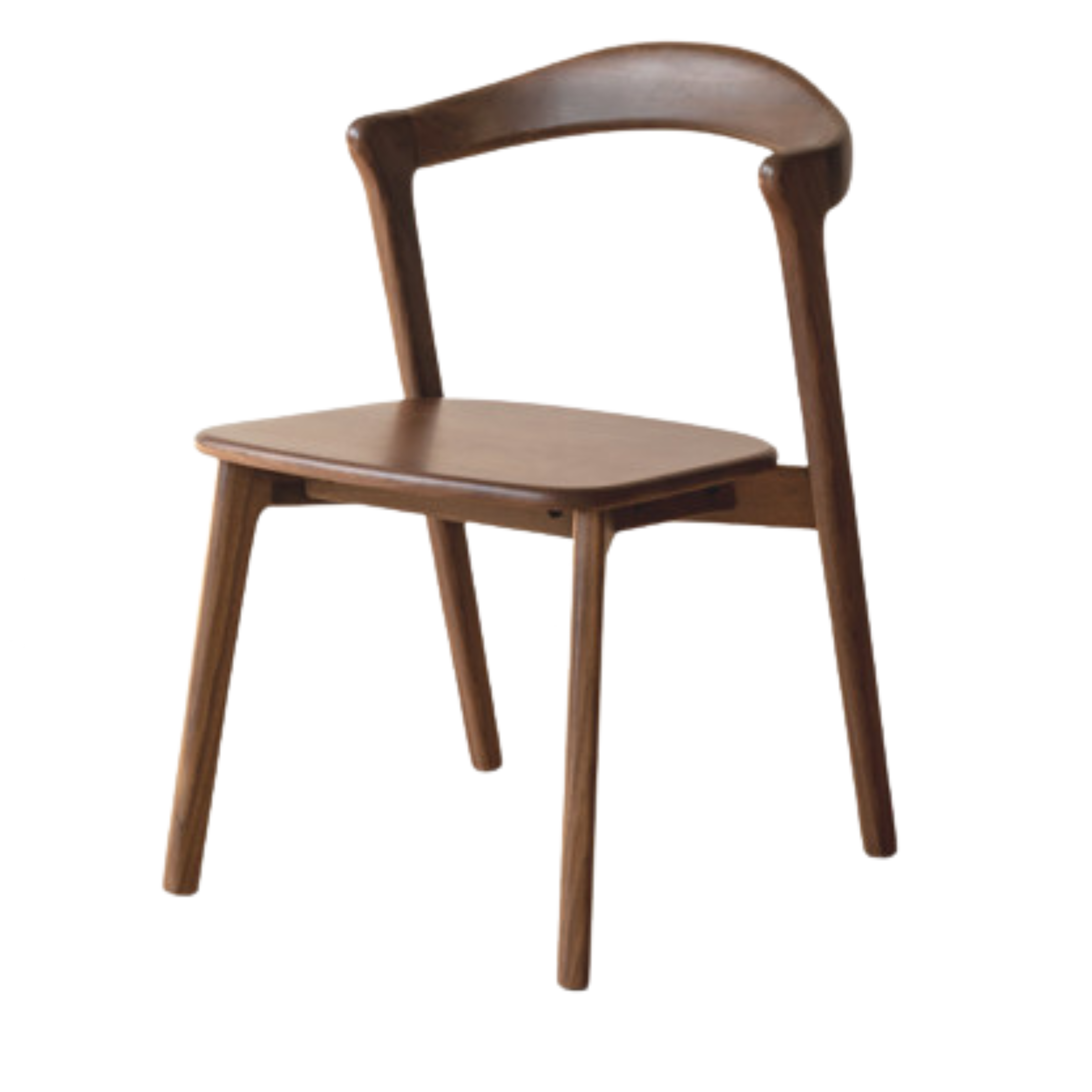 Black Walnut, Ash Solid Wood Dining Chair