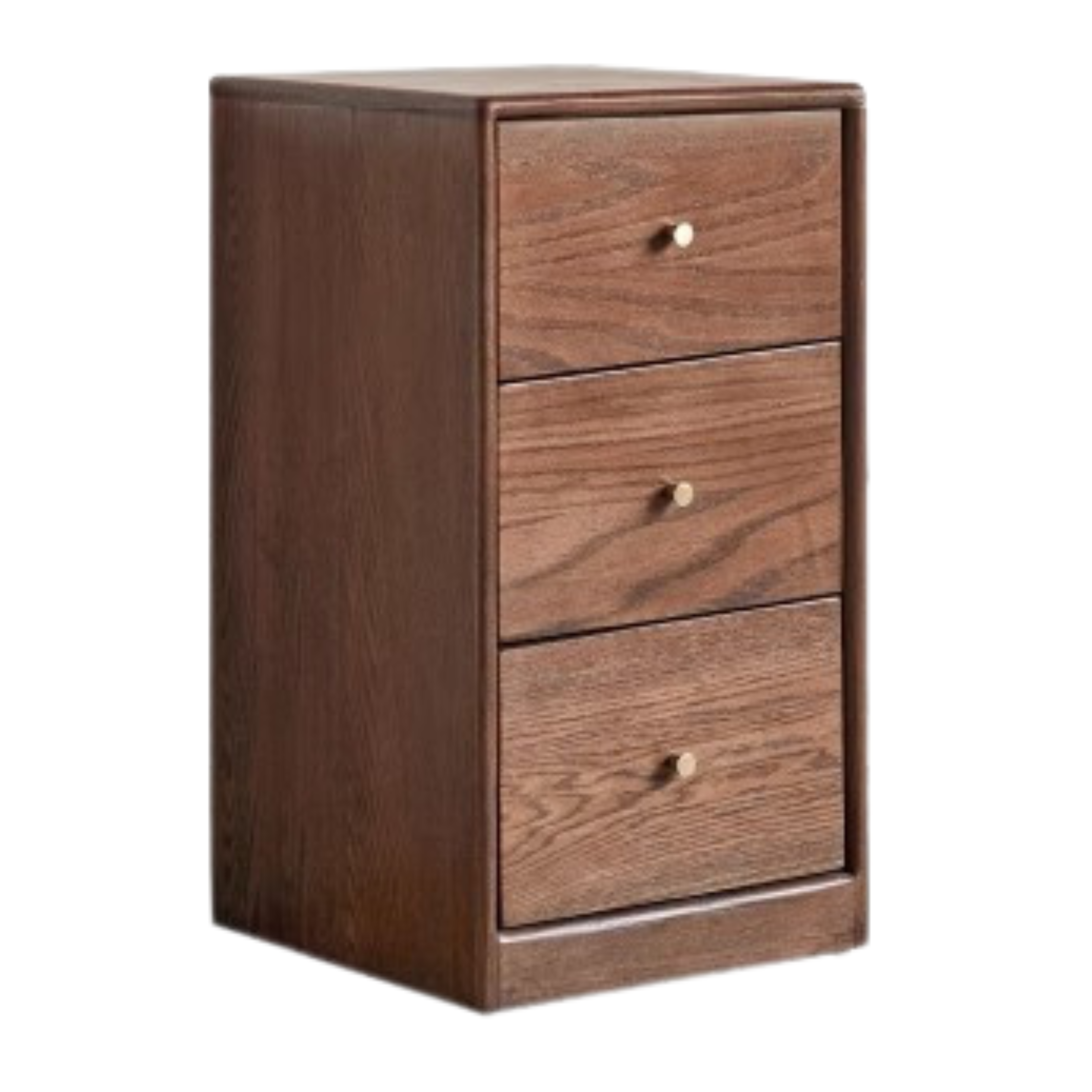 Oak Solid Wood Side Cabinet, Multi-Functional Storage.