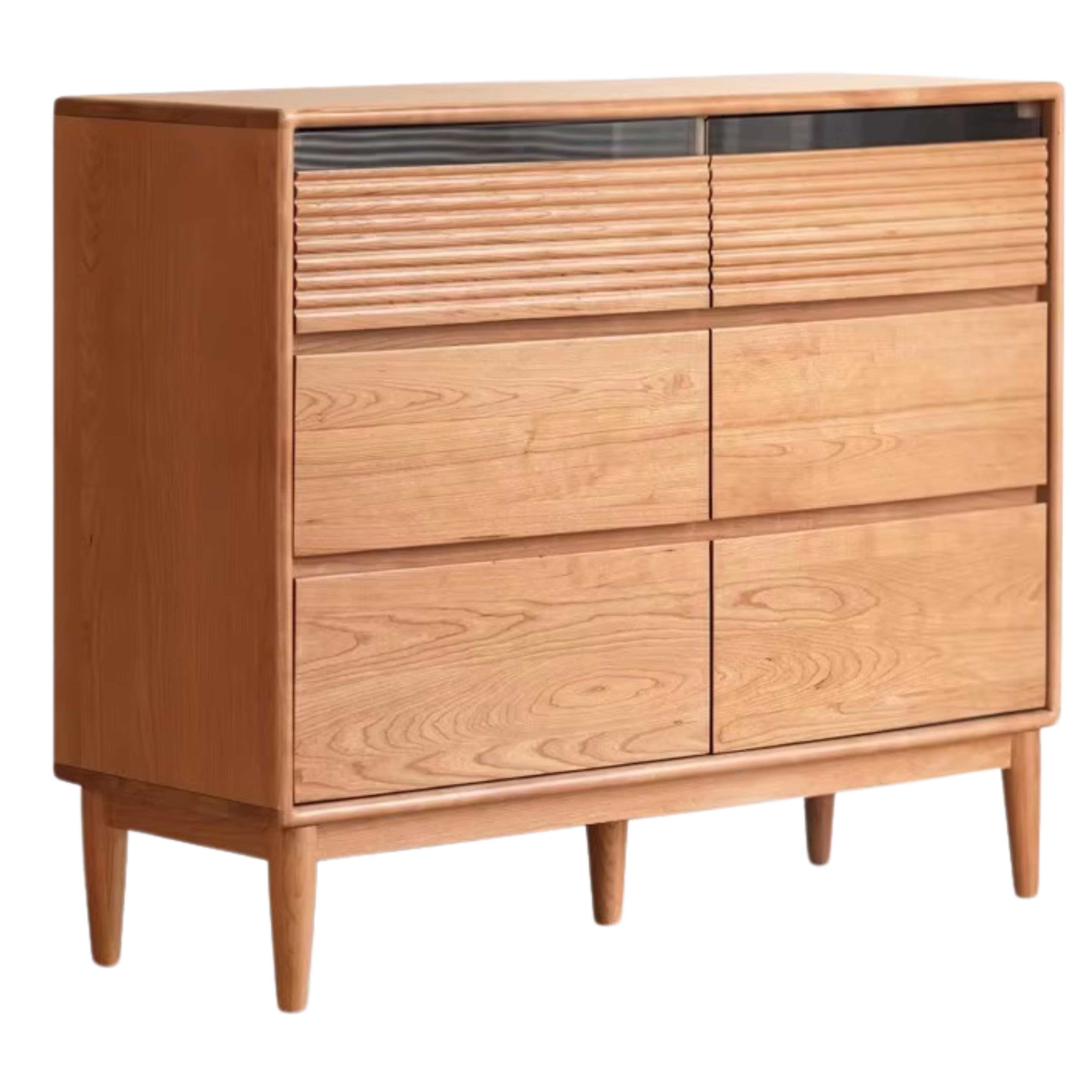 Cherry Solid Wood Chest Of Drawers