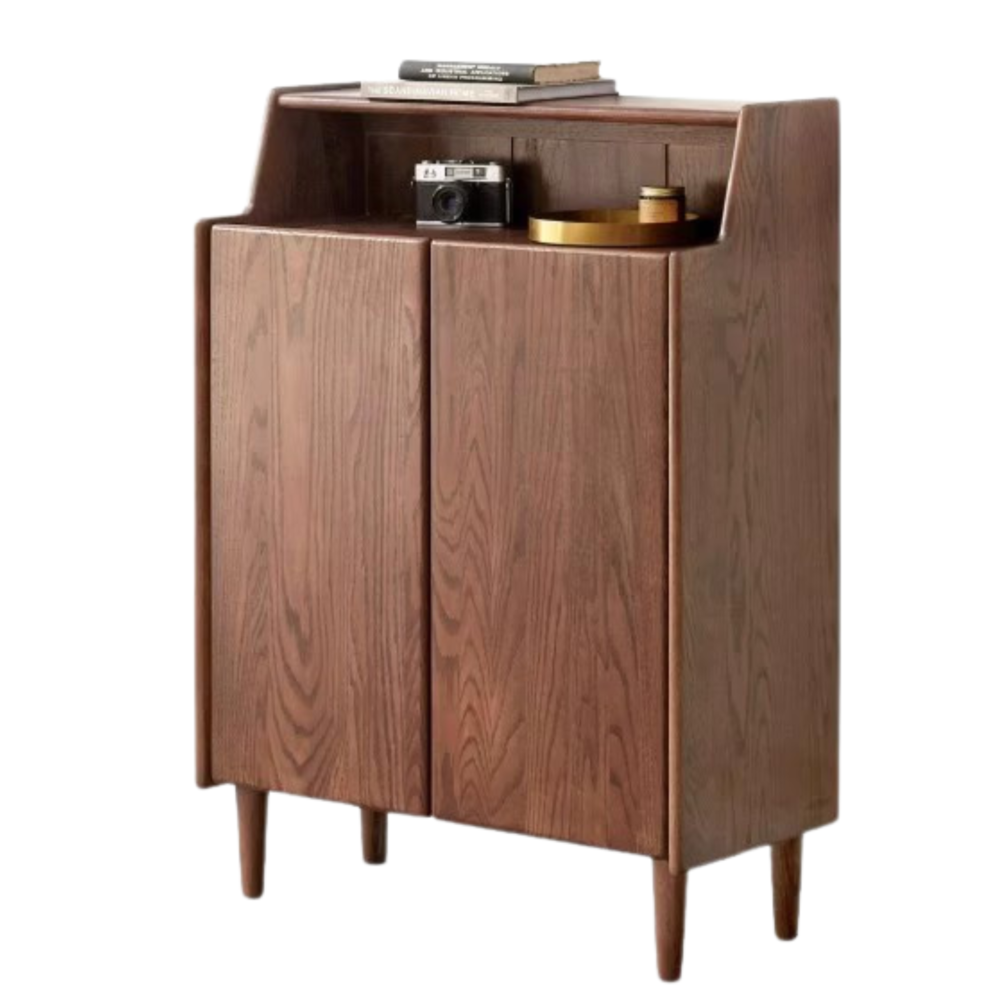 Oak Solid Wood Shoe Cabinet