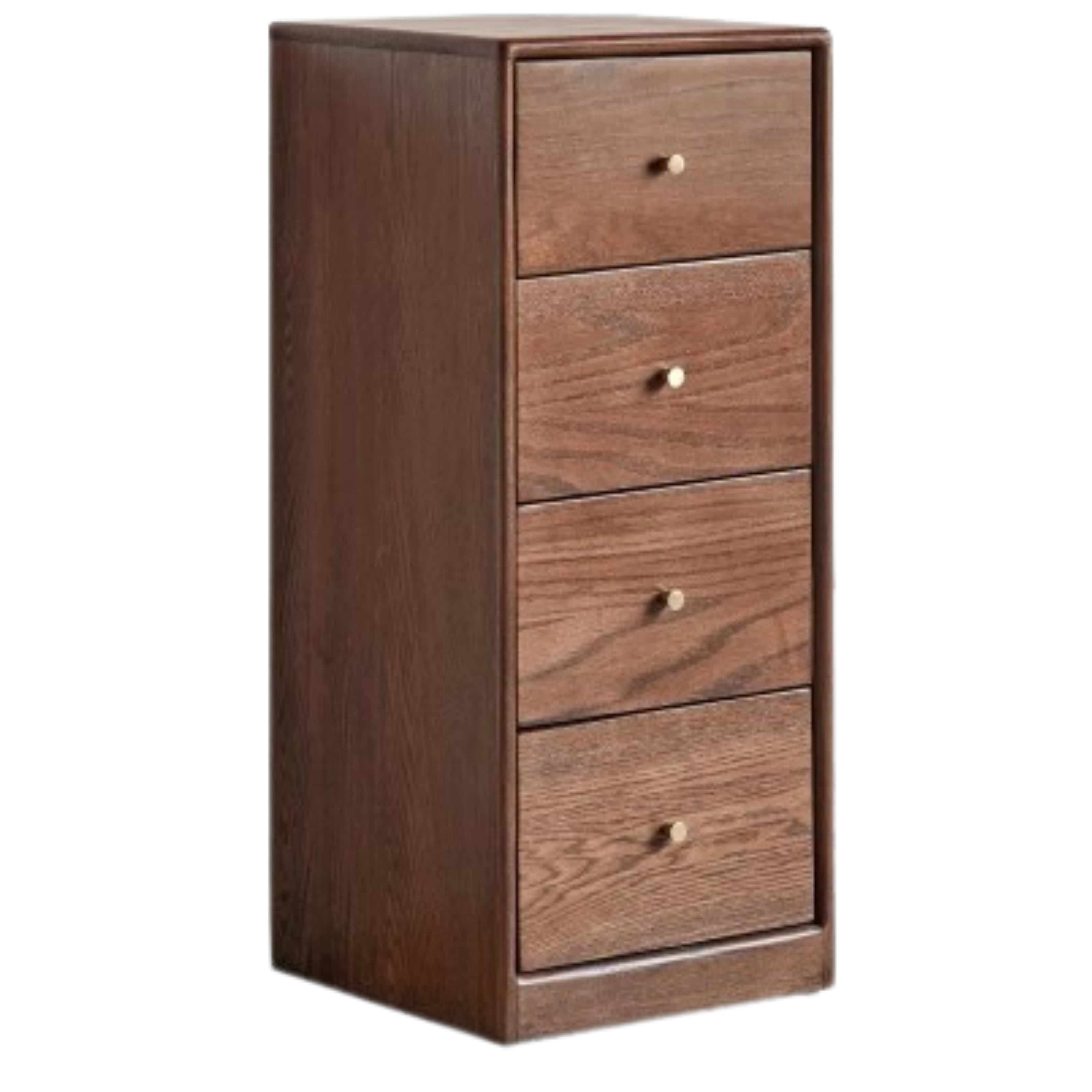 Oak Solid Wood Side Cabinet, Multi-Functional Storage.