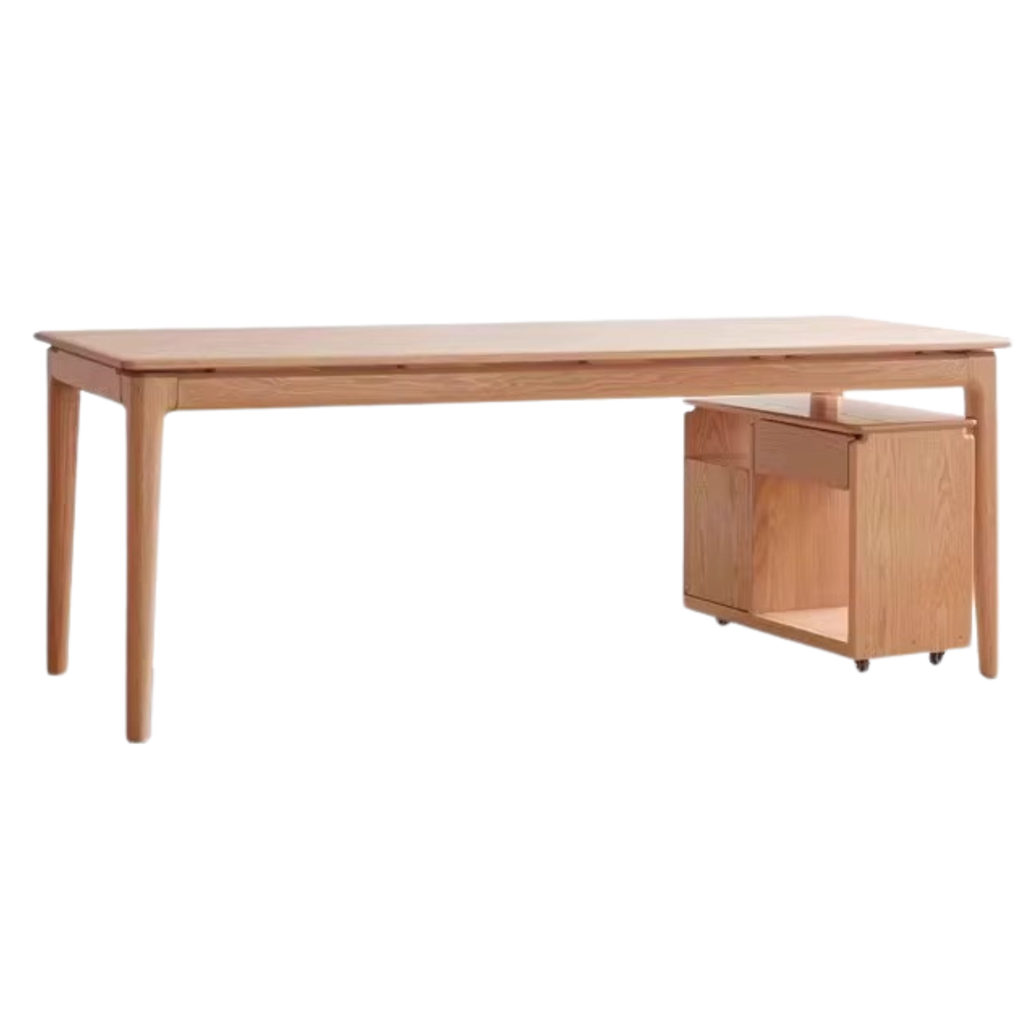 Oak Solid Wood Long Office Desk