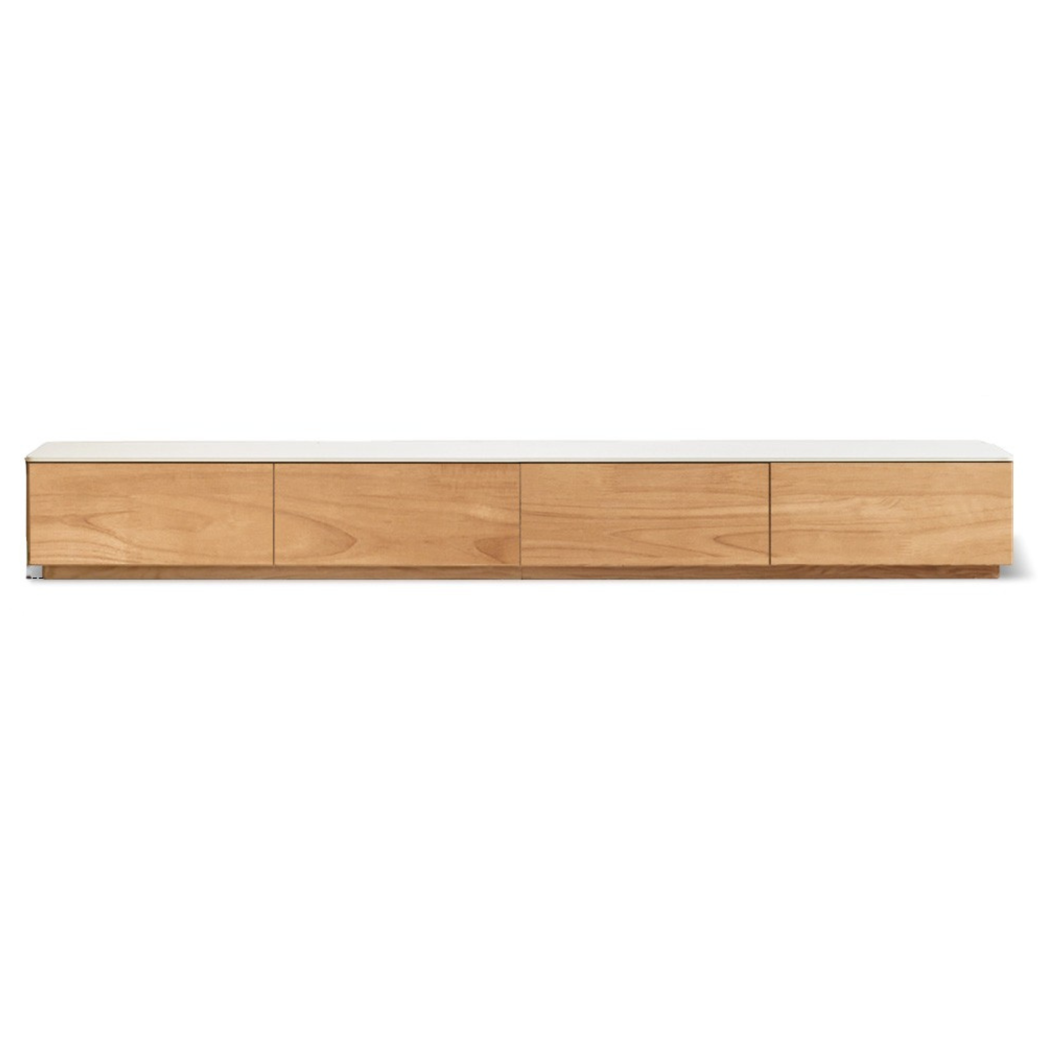 Oak, Rubber wood Solid Wood Modern Rock Slab Floor TV Cabinet