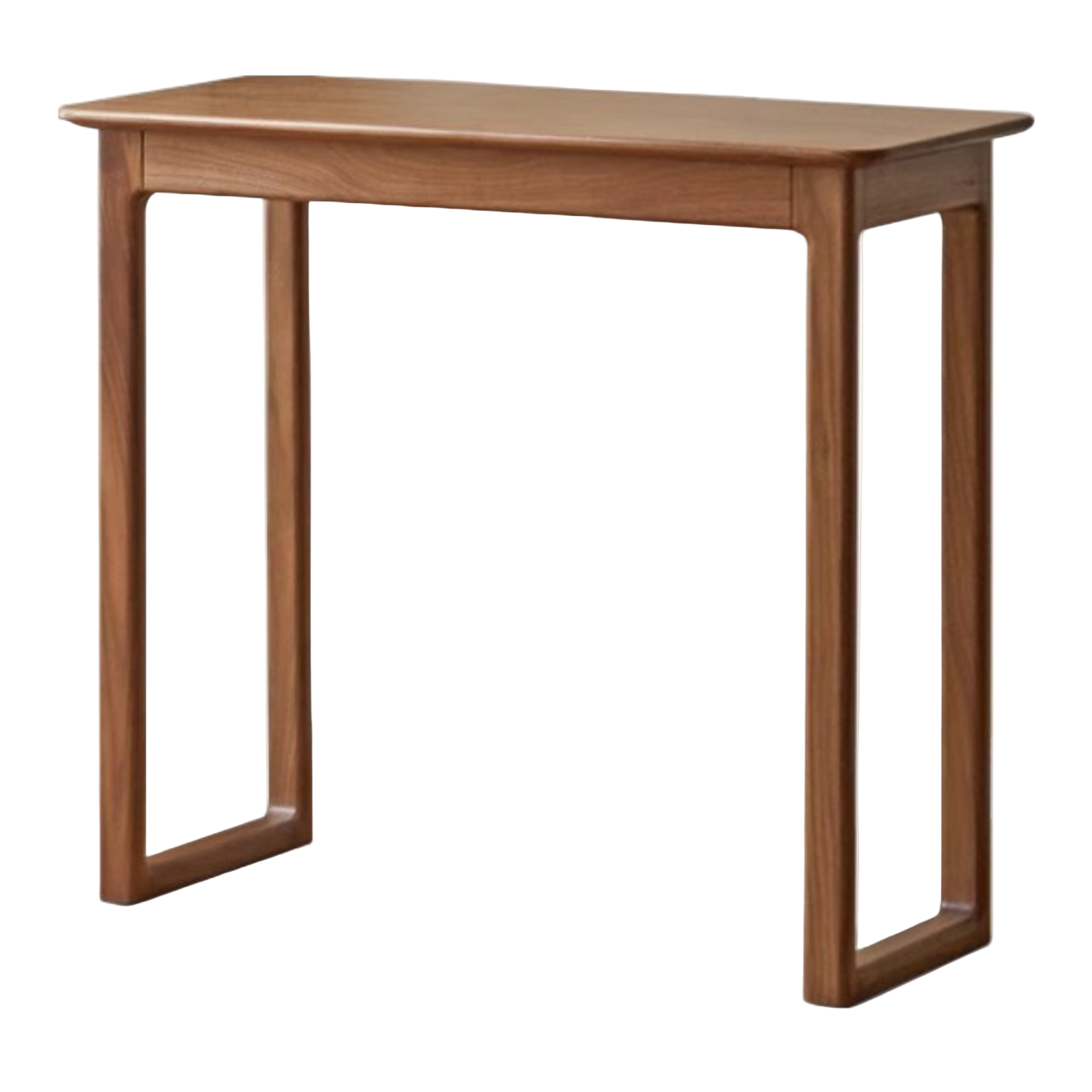 Black Walnut Solid Wood Narrow Desk