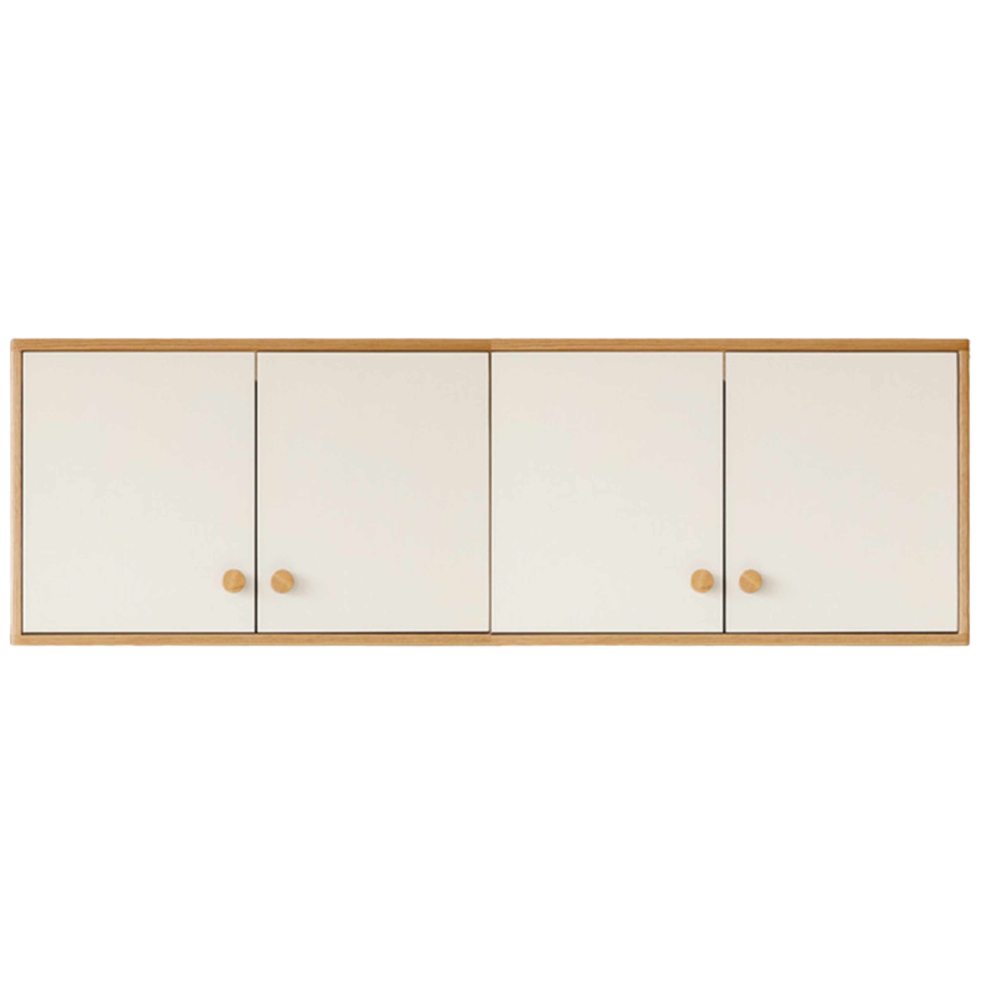 Oak Solid Wood Locker Modern Wardrobe.