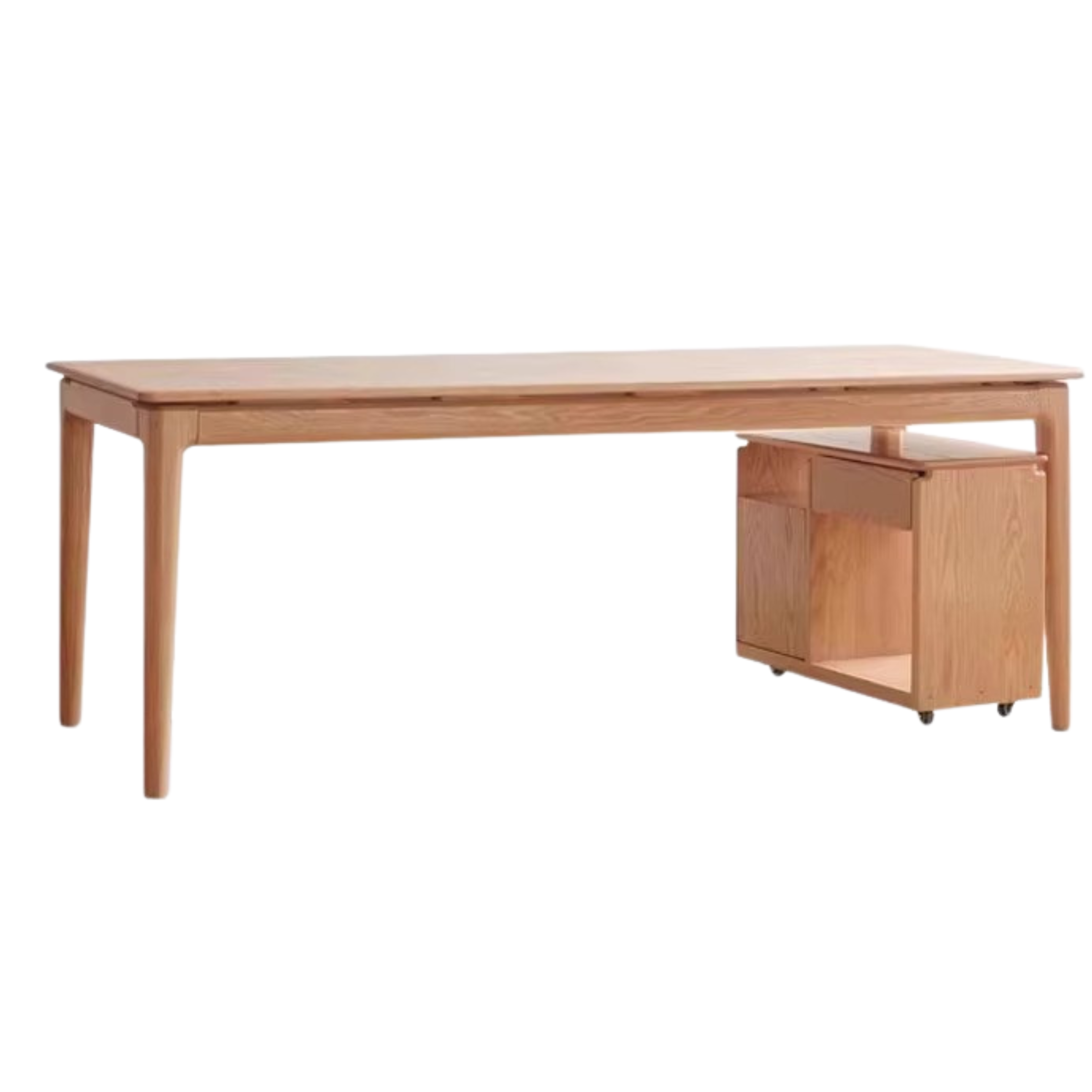 Oak Solid Wood Long Office Desk