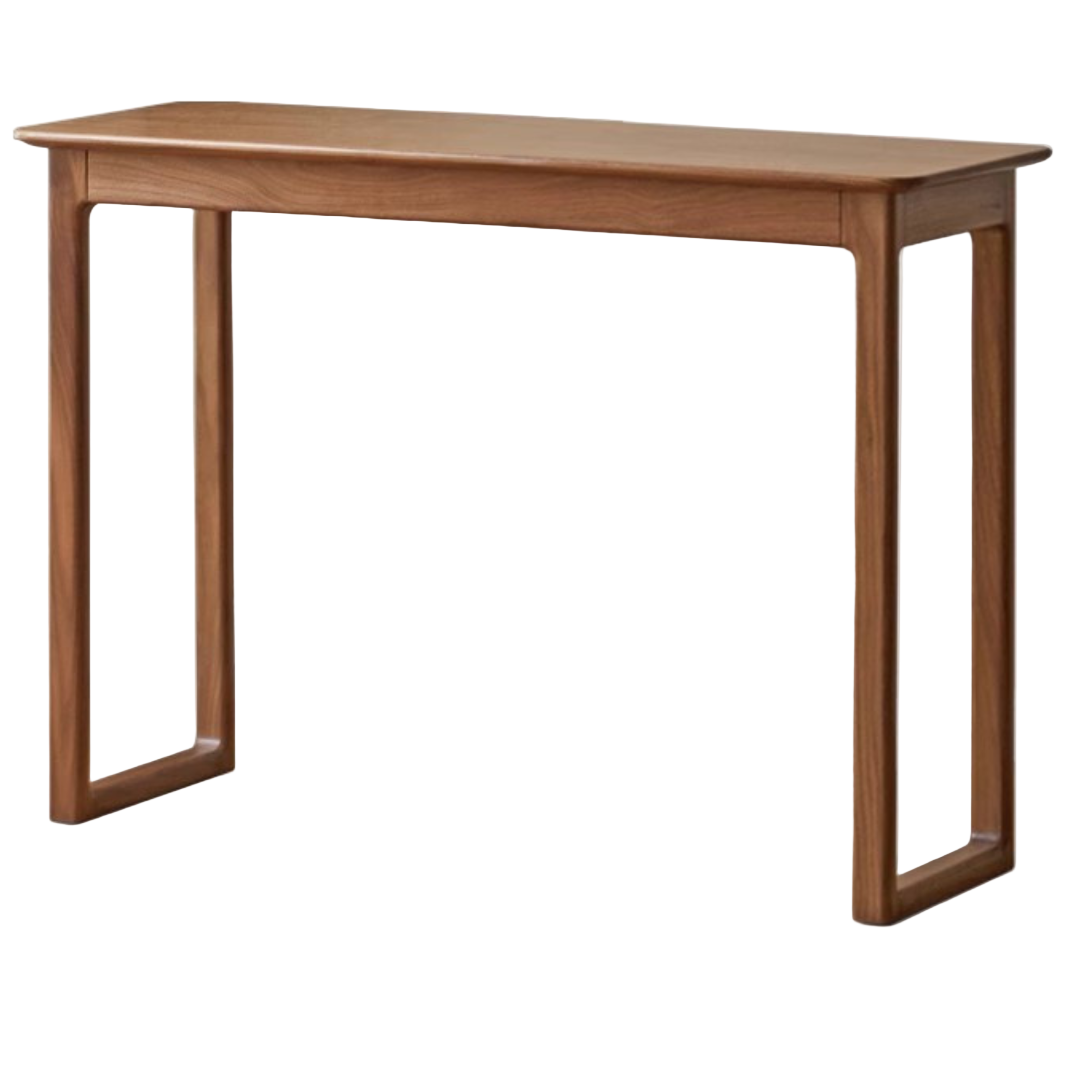 Black Walnut Solid Wood Narrow Desk