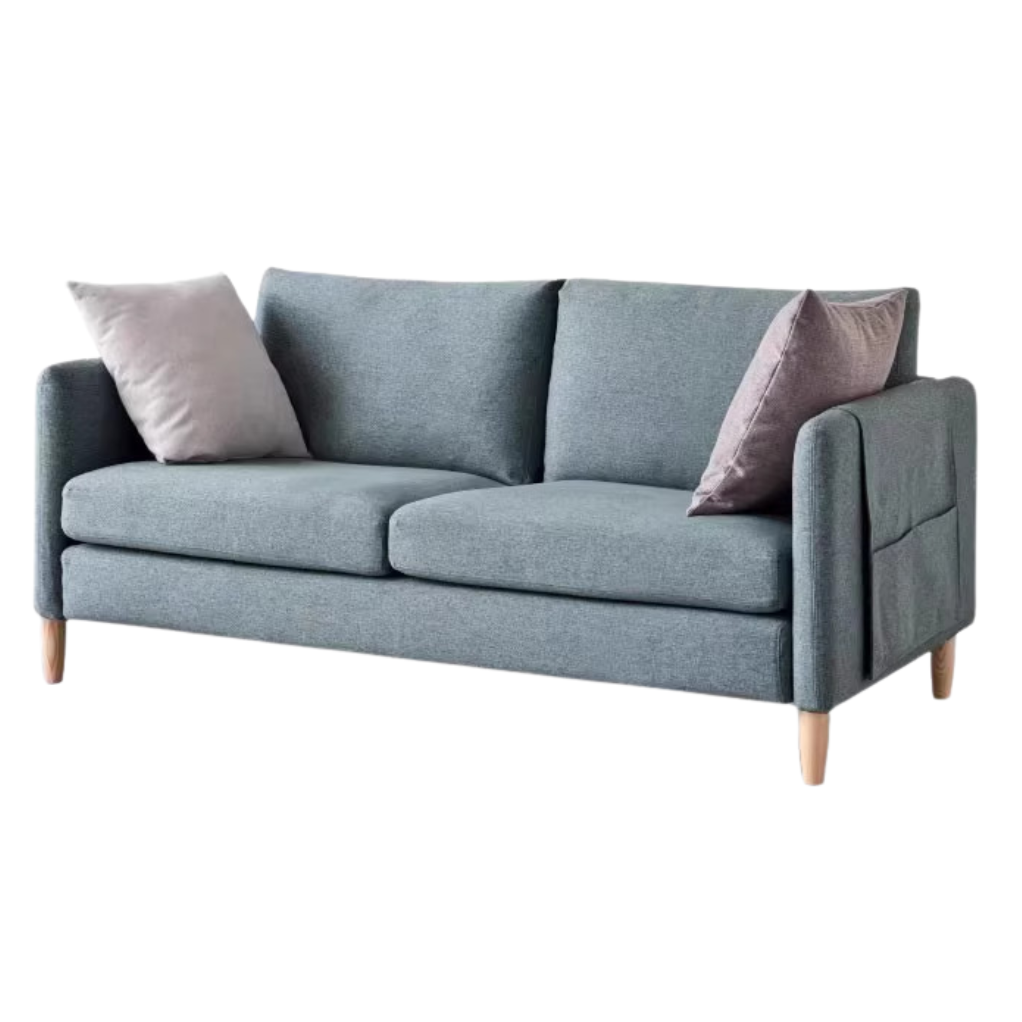 Fabric sofa simple modern.