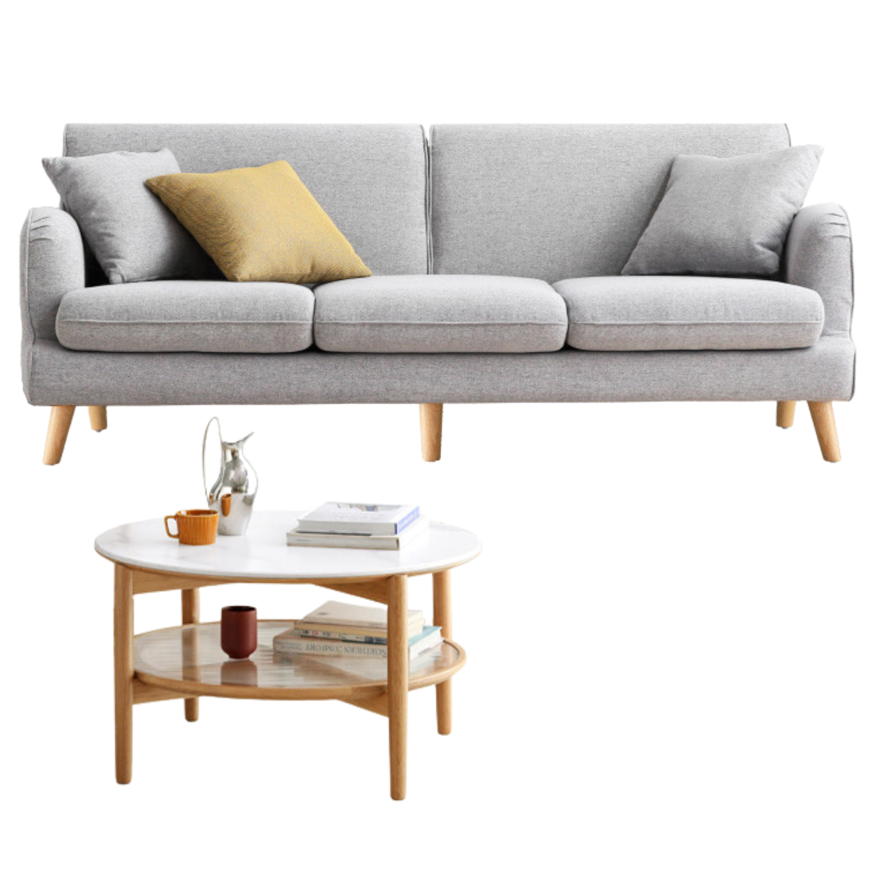 Fabric Simple Modern Sofa.