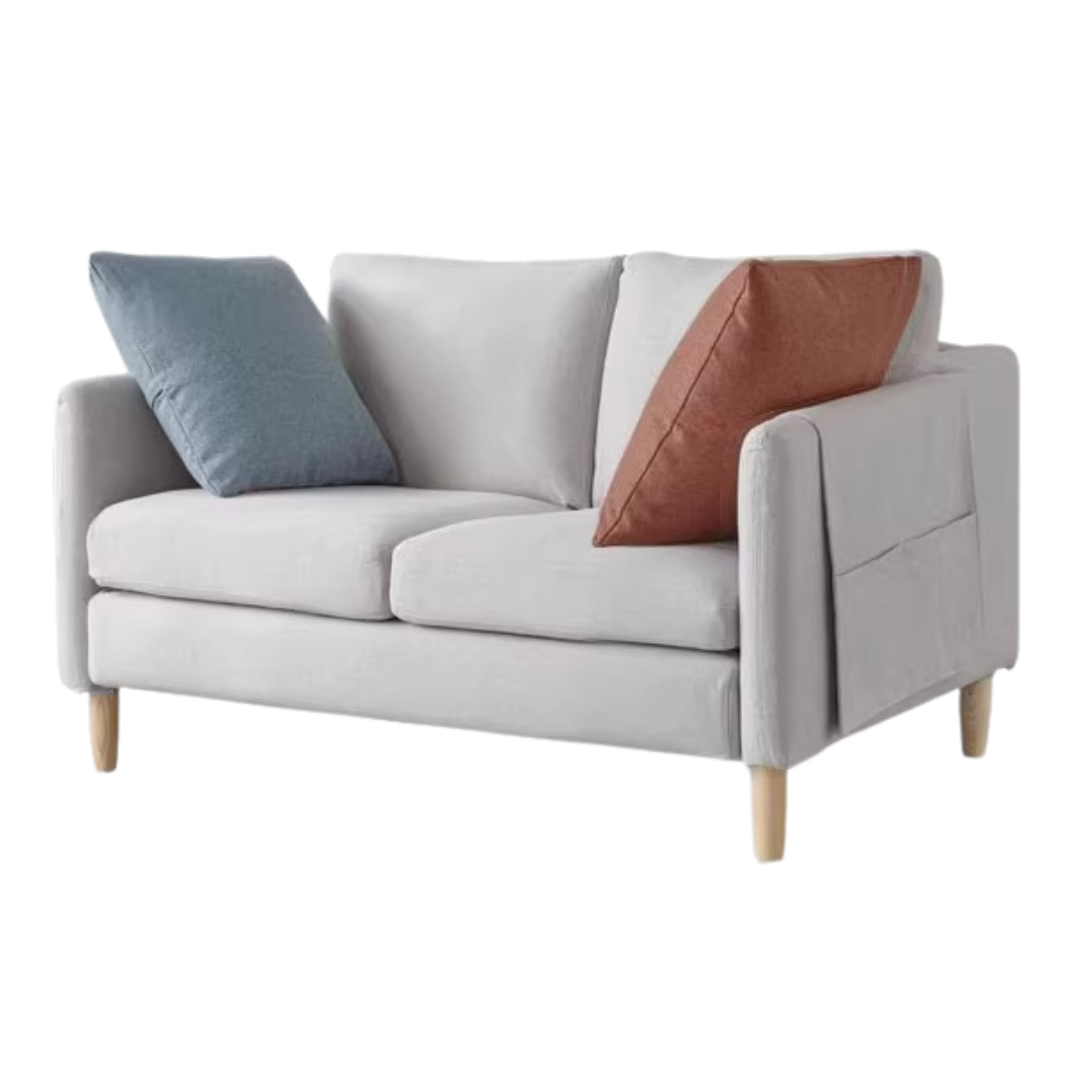 Fabric sofa simple modern.