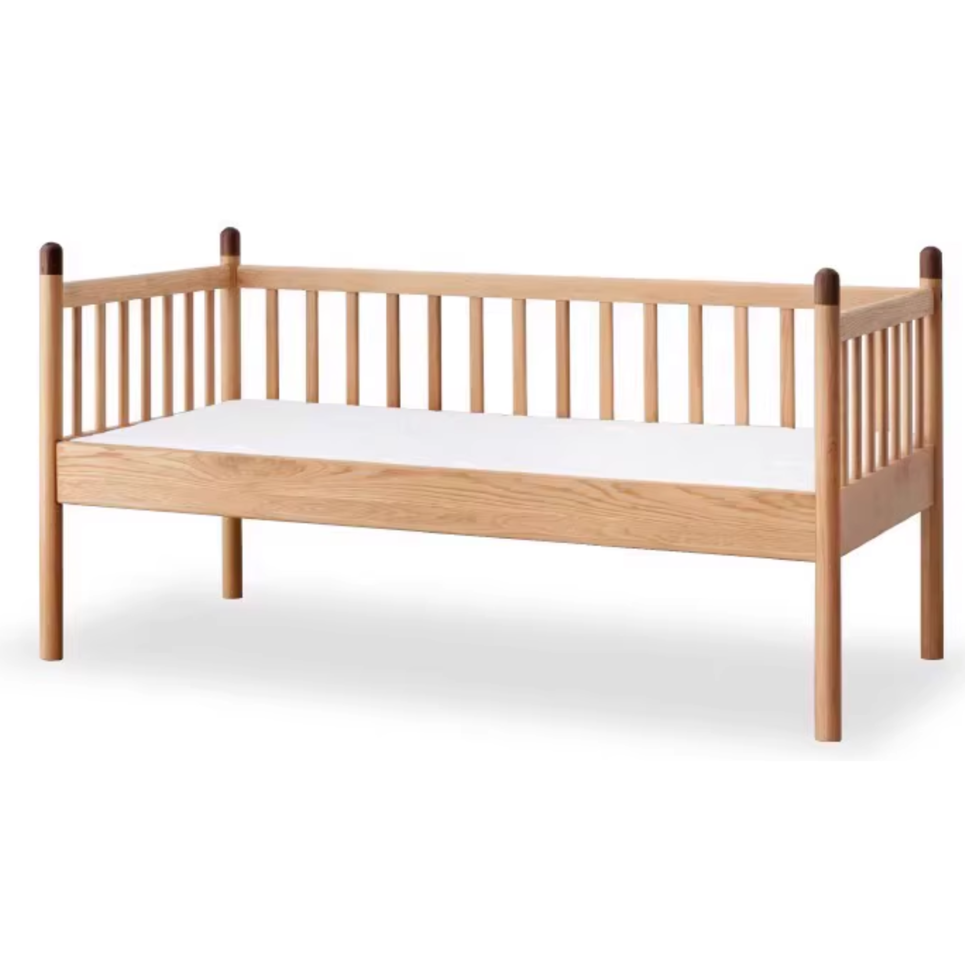 Oak Solid Wood Multi-functional Toddler Bed