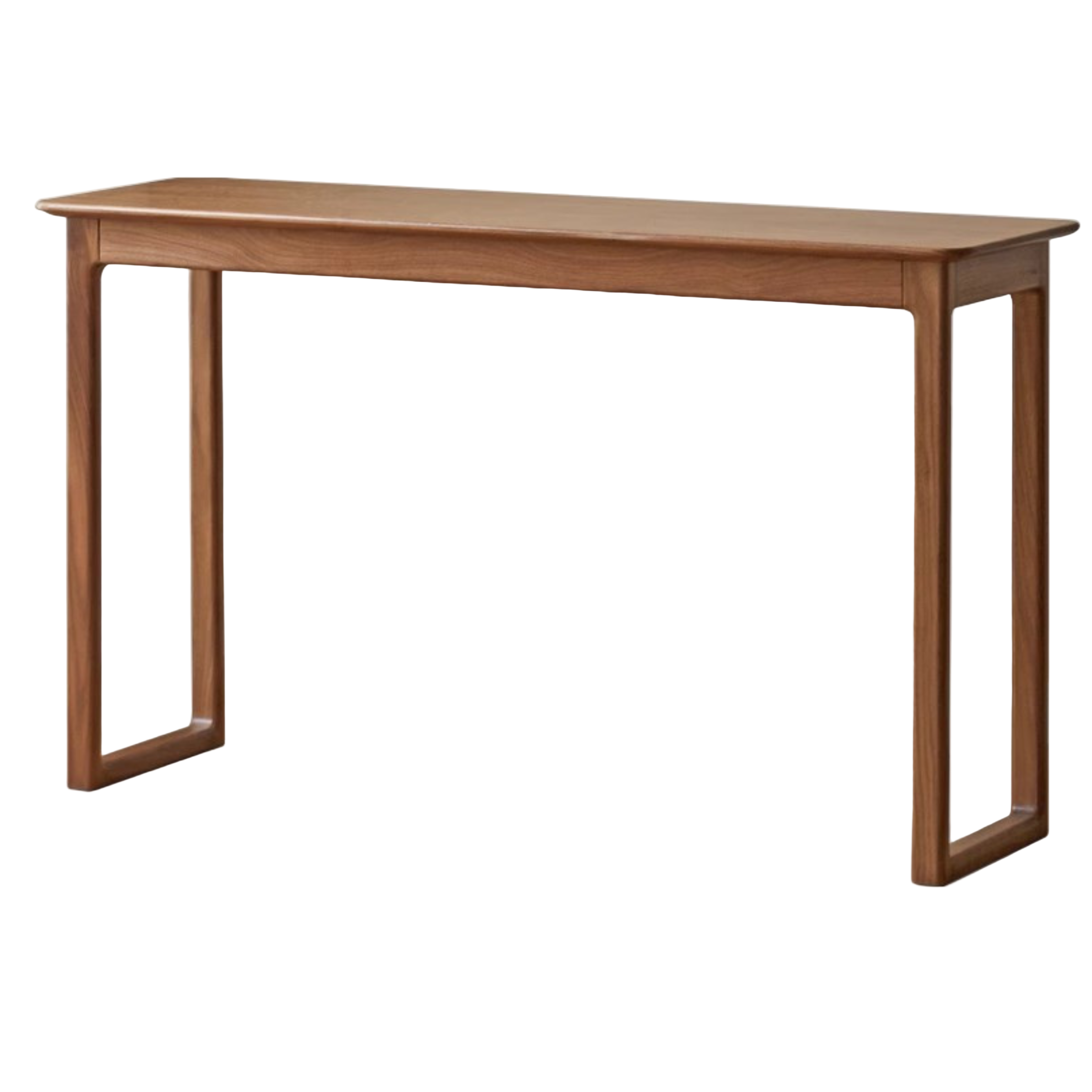 Black Walnut Solid Wood Narrow Desk