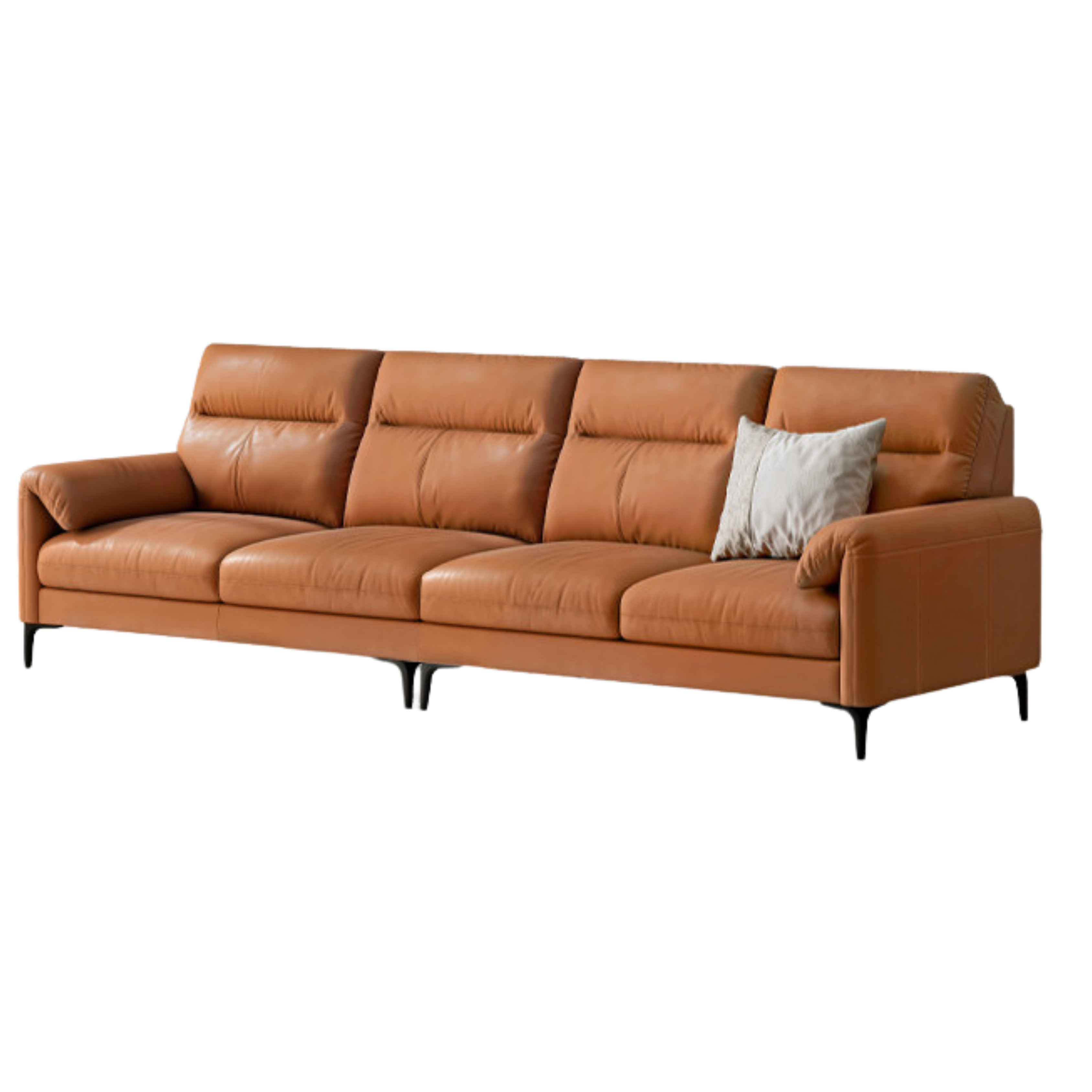 Genuine Leather Italian Normcore Modern Sofa