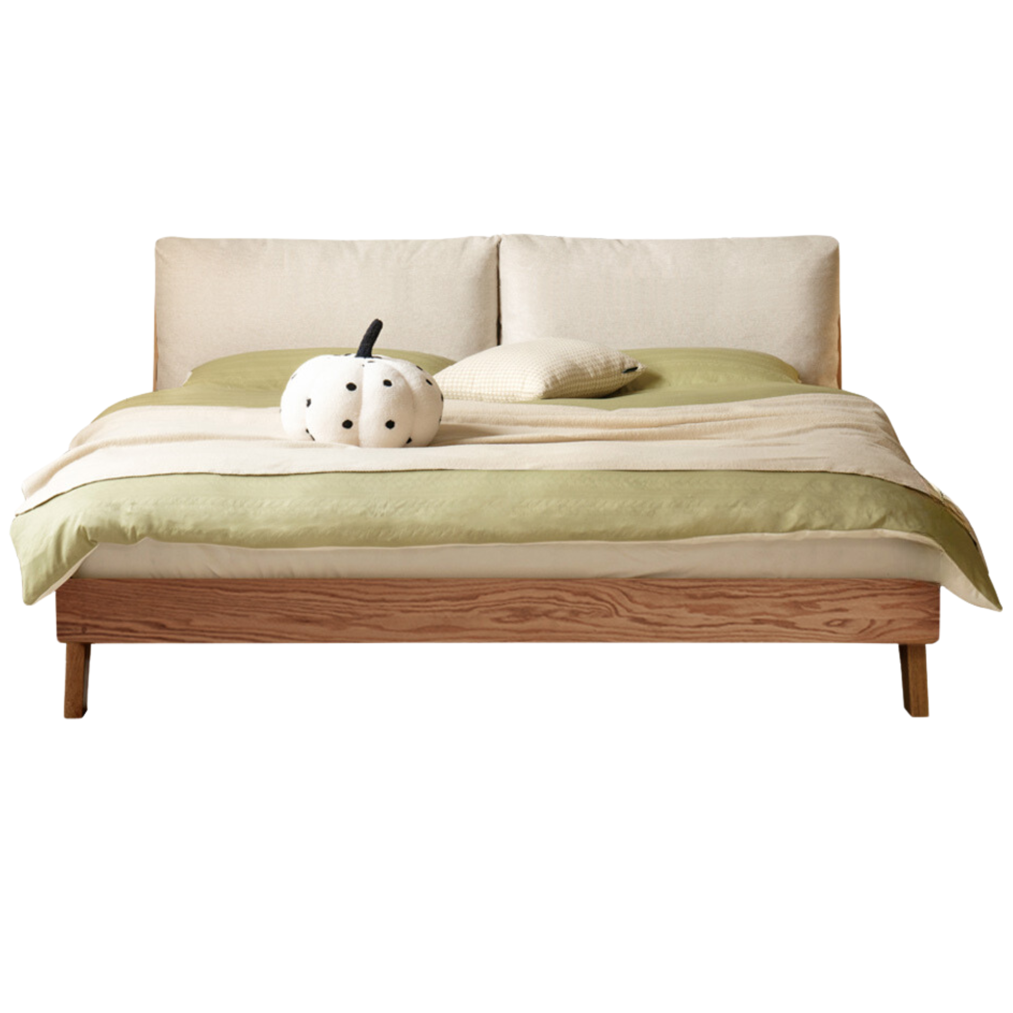 Oak Solid Wood Soft Bed