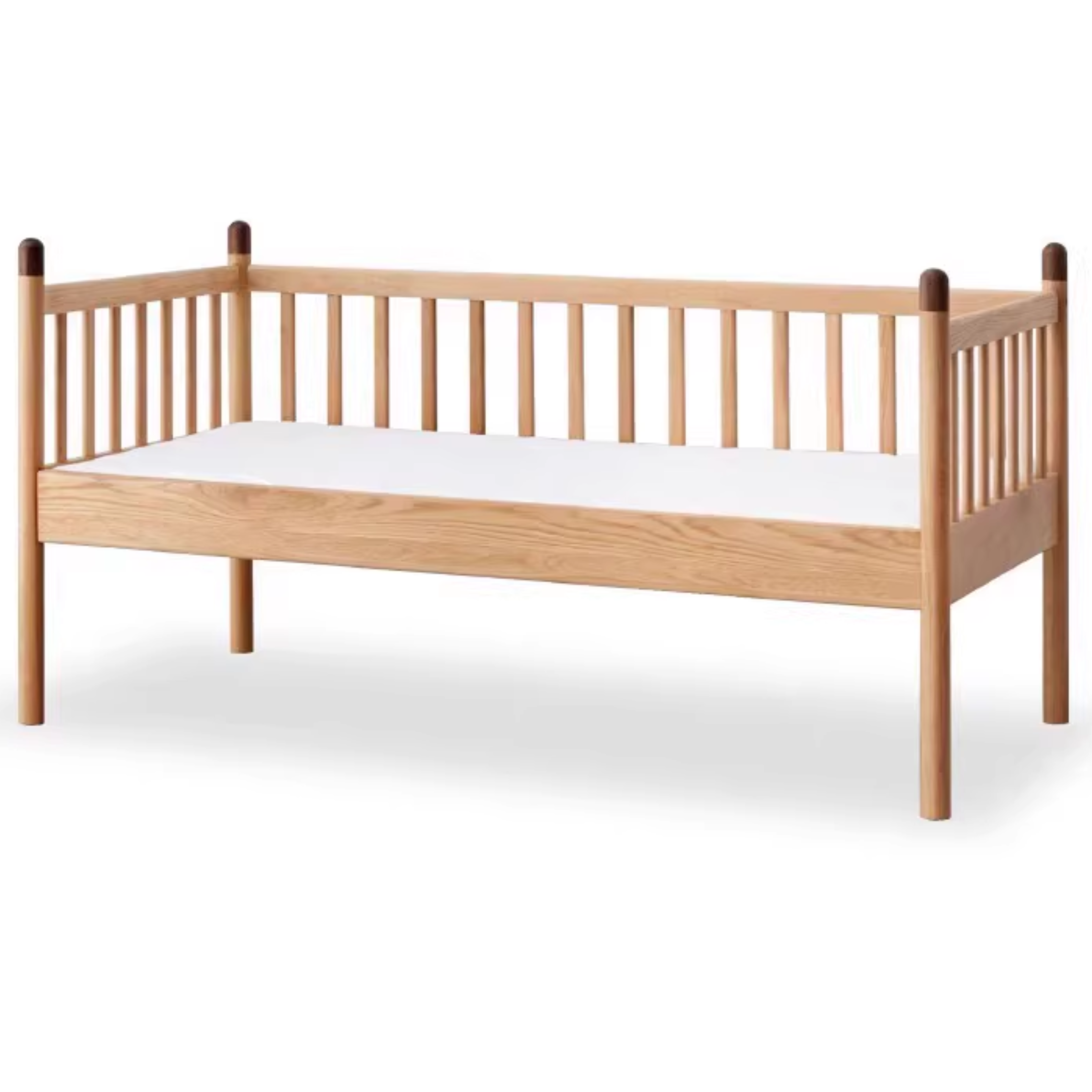 Oak Solid Wood Multi-functional Toddler Bed