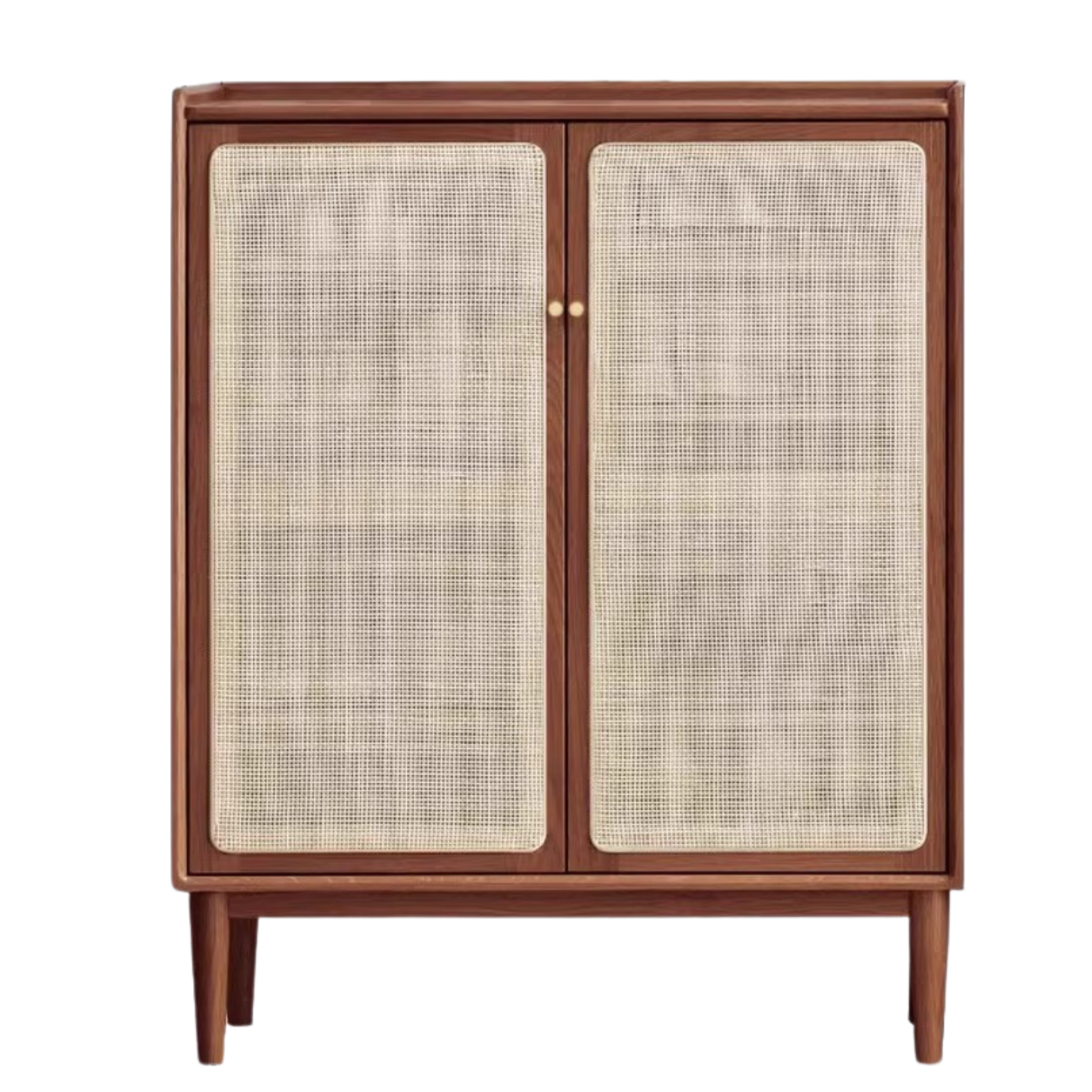 Oak, Black Walnut, Cherry Solid Wood Shoe Cabinet