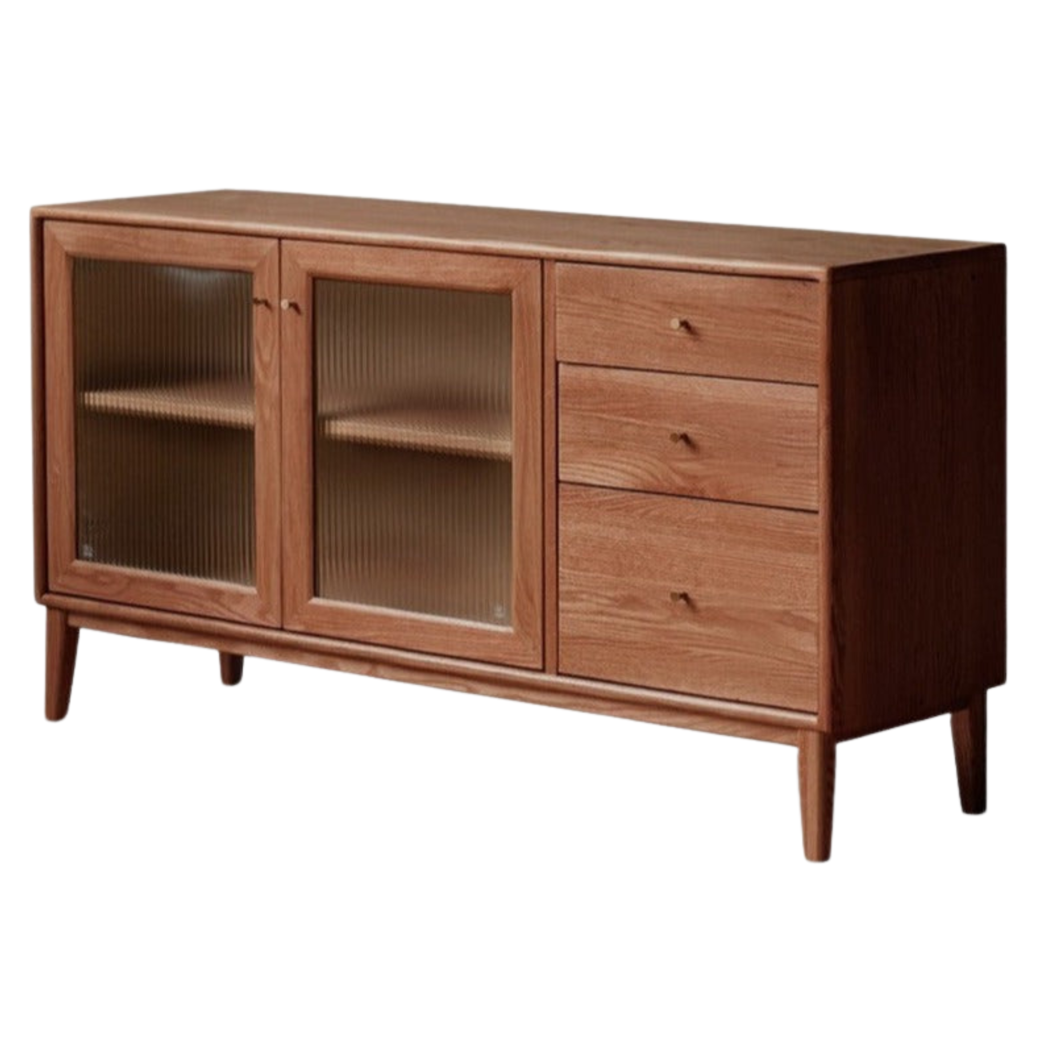Oak Solid Wood Rock Board Modern Dining Sideboard