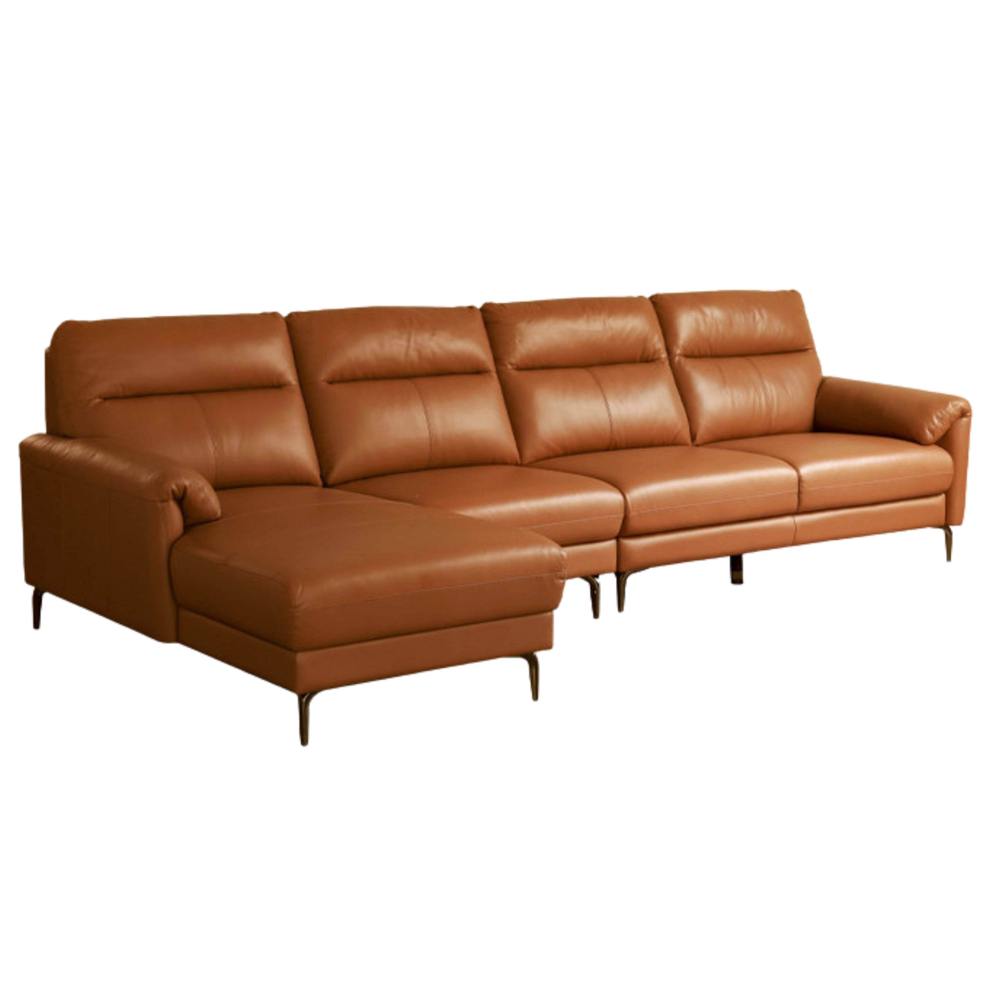 Genuine Leather Italian Normcore Modern Sofa
