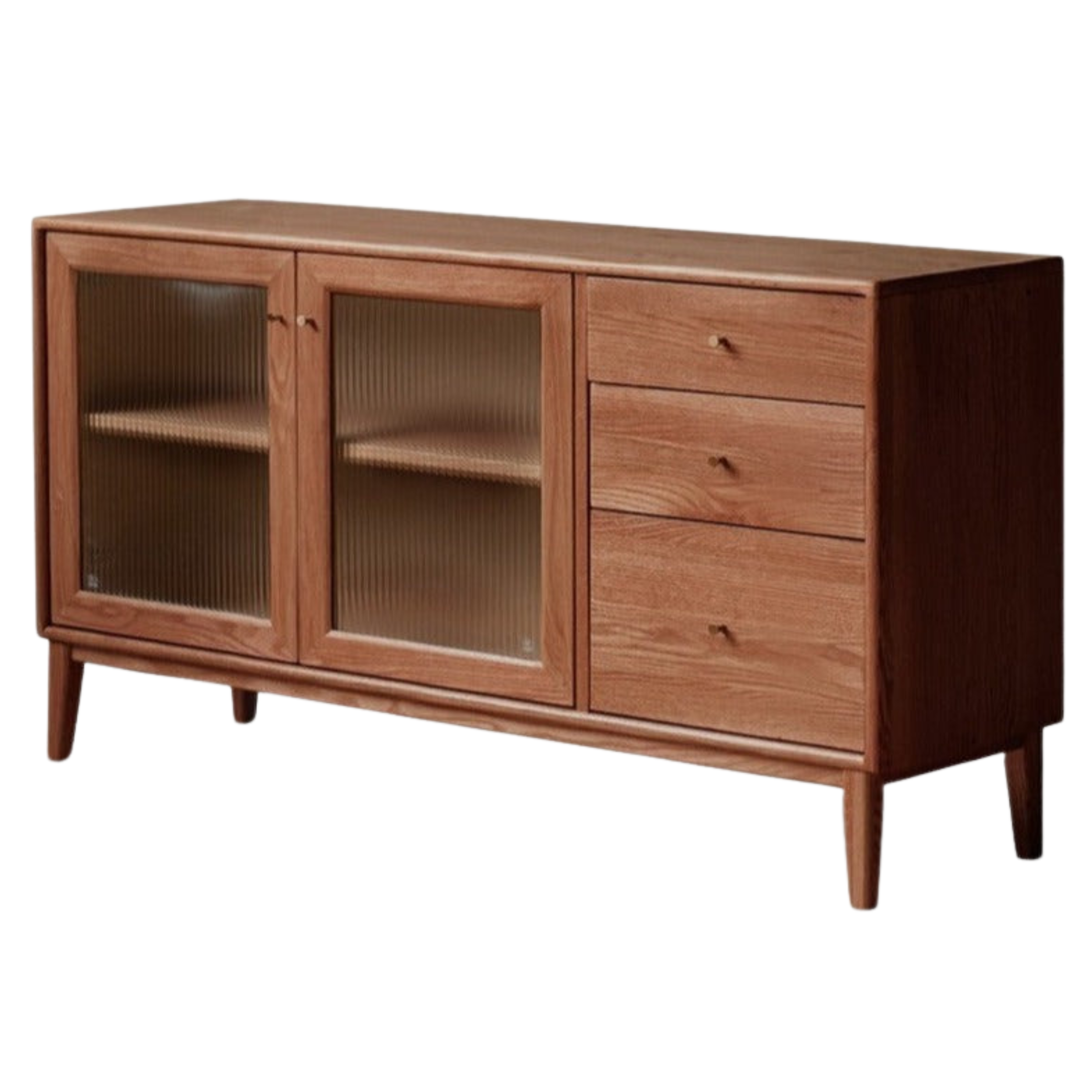 Oak Solid Wood Rock Board Modern Dining Sideboard