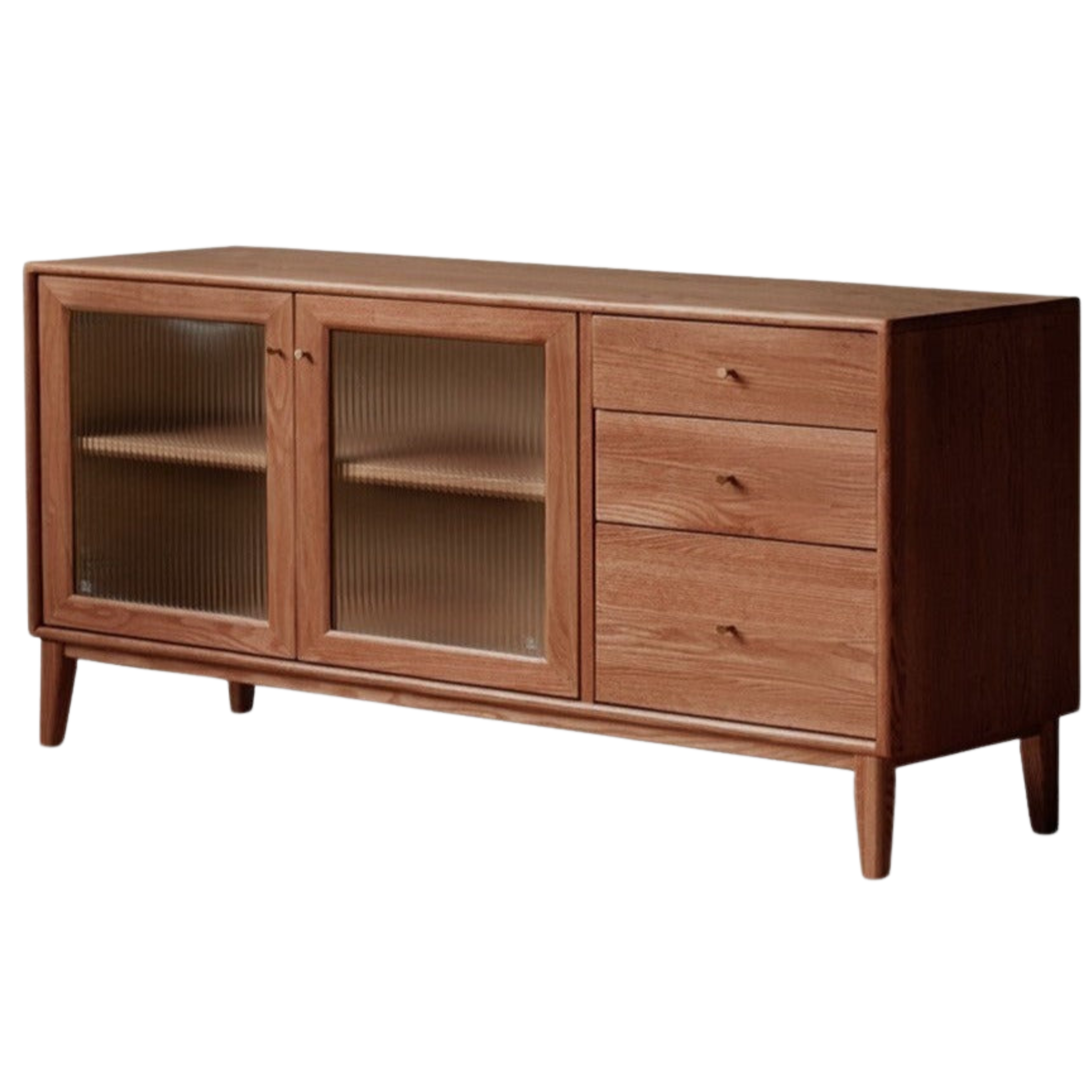Oak Solid Wood Rock Board Modern Dining Sideboard