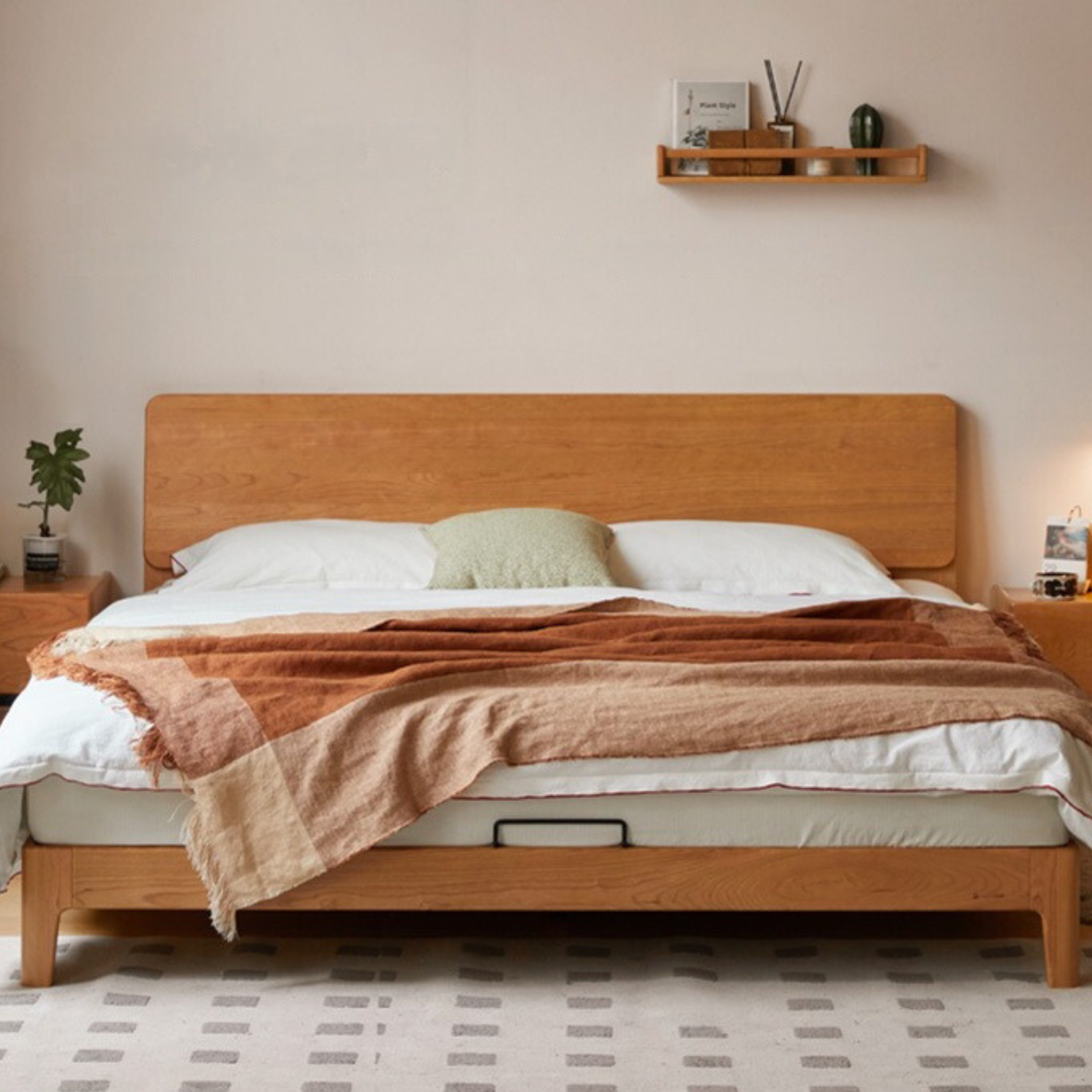 Cherry solid wood bed - SPECIAL PRICE