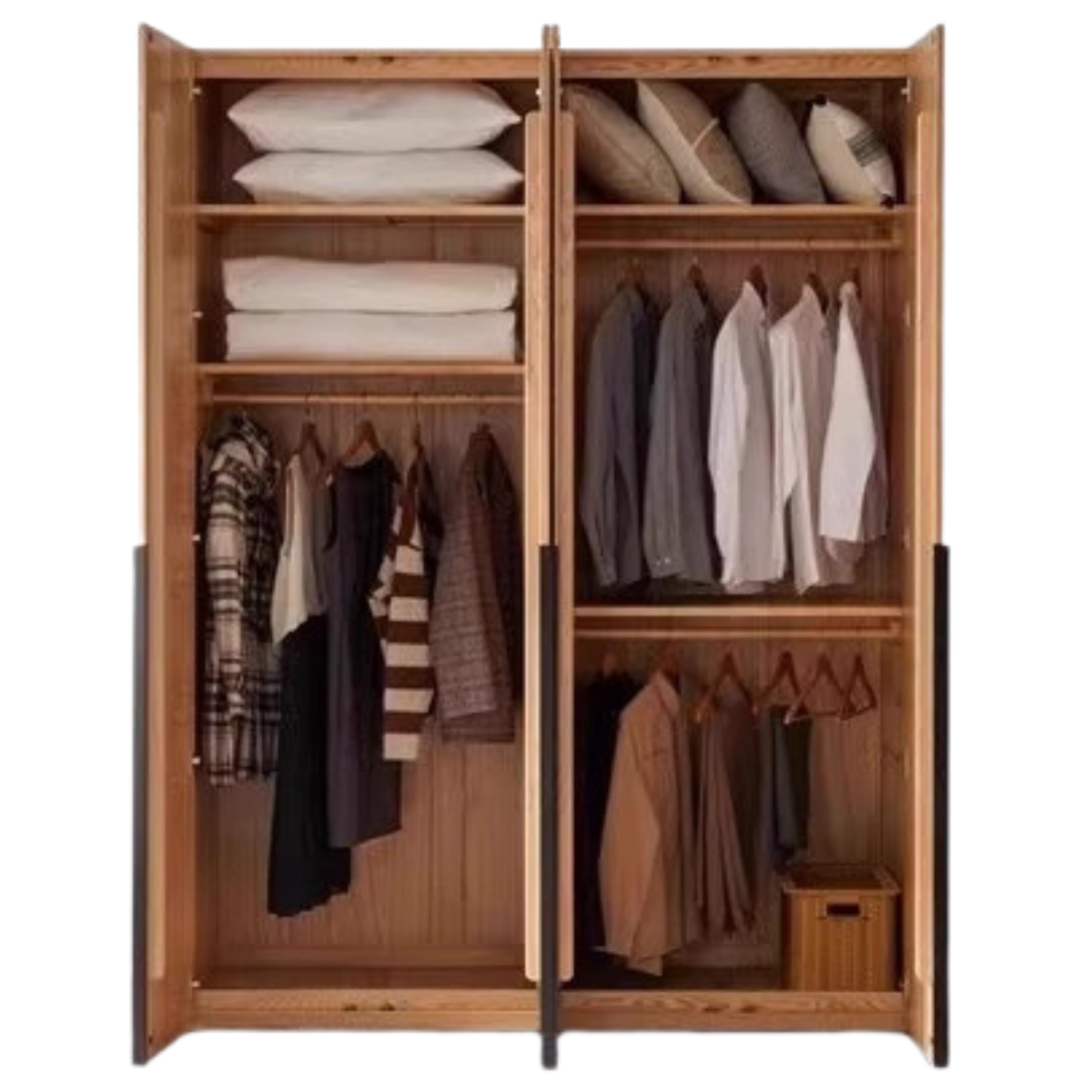 Oak Solid Wood Wardrobe.