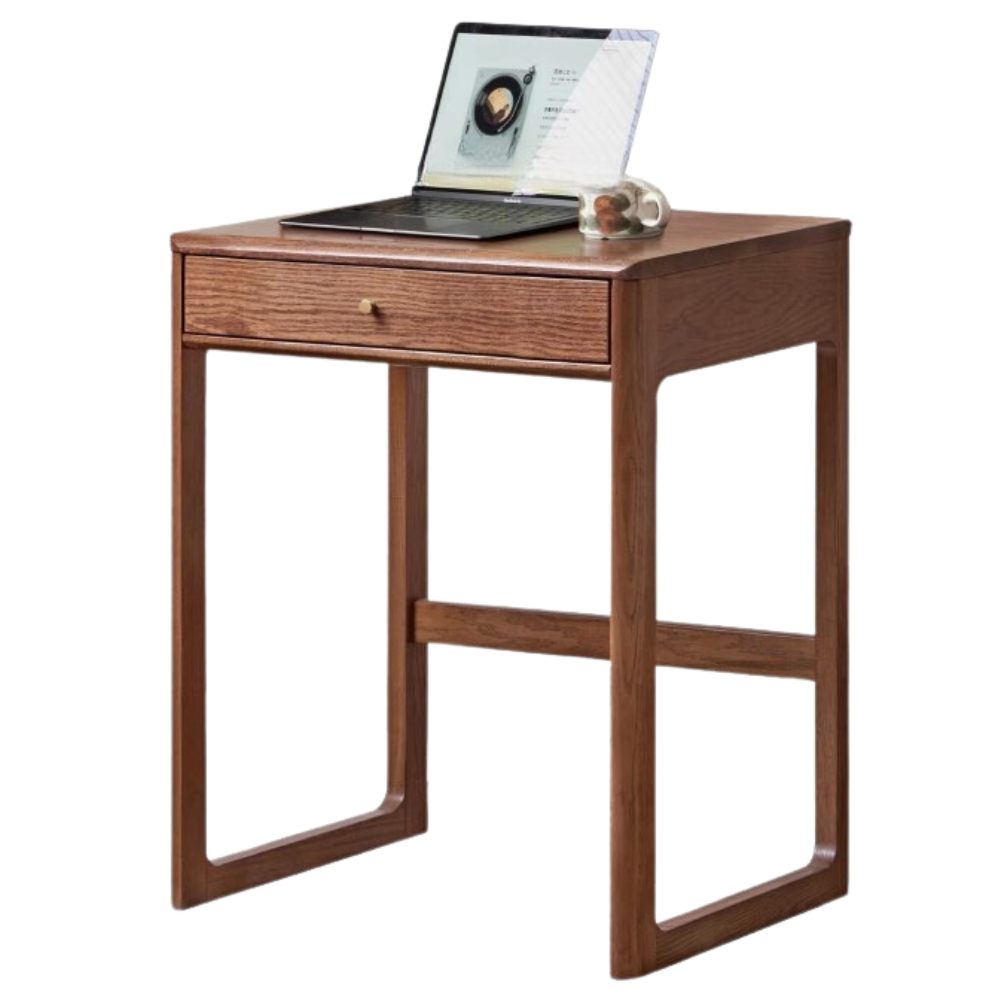 Oak, Beech Solid Wood Small Office Desk