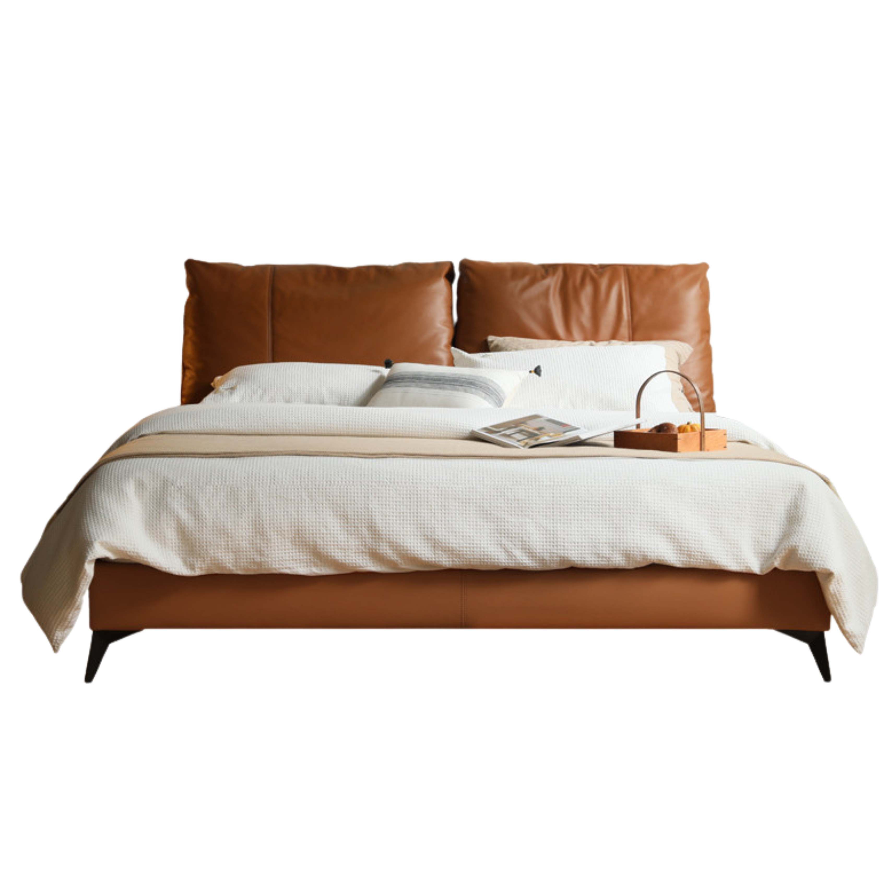 American Cow Leather First Layer Bed