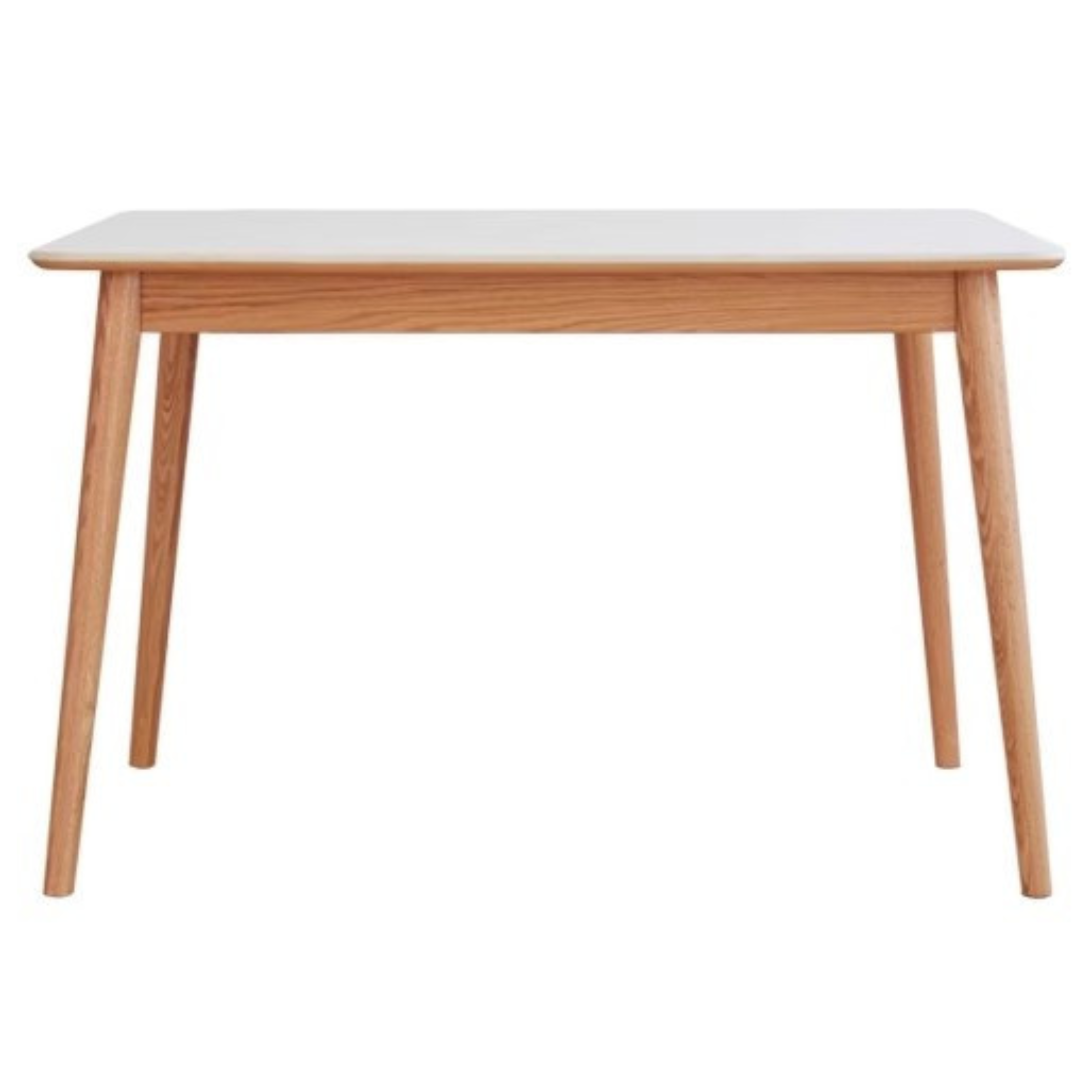 Oak Solid Wood Dining Table With Rock Slab Surface
