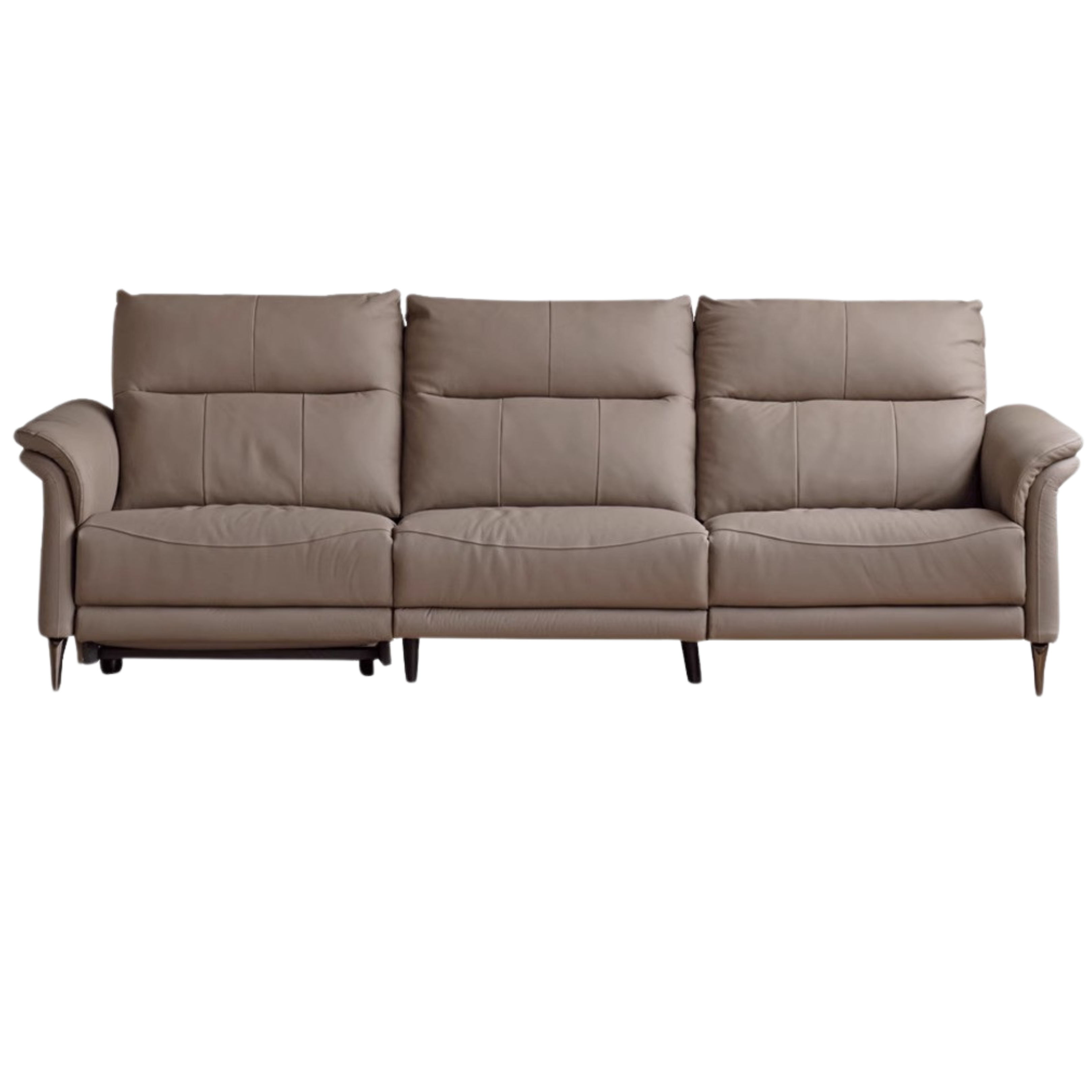 First Layer Leather Multifunctional Electric Telescopic Sofa.