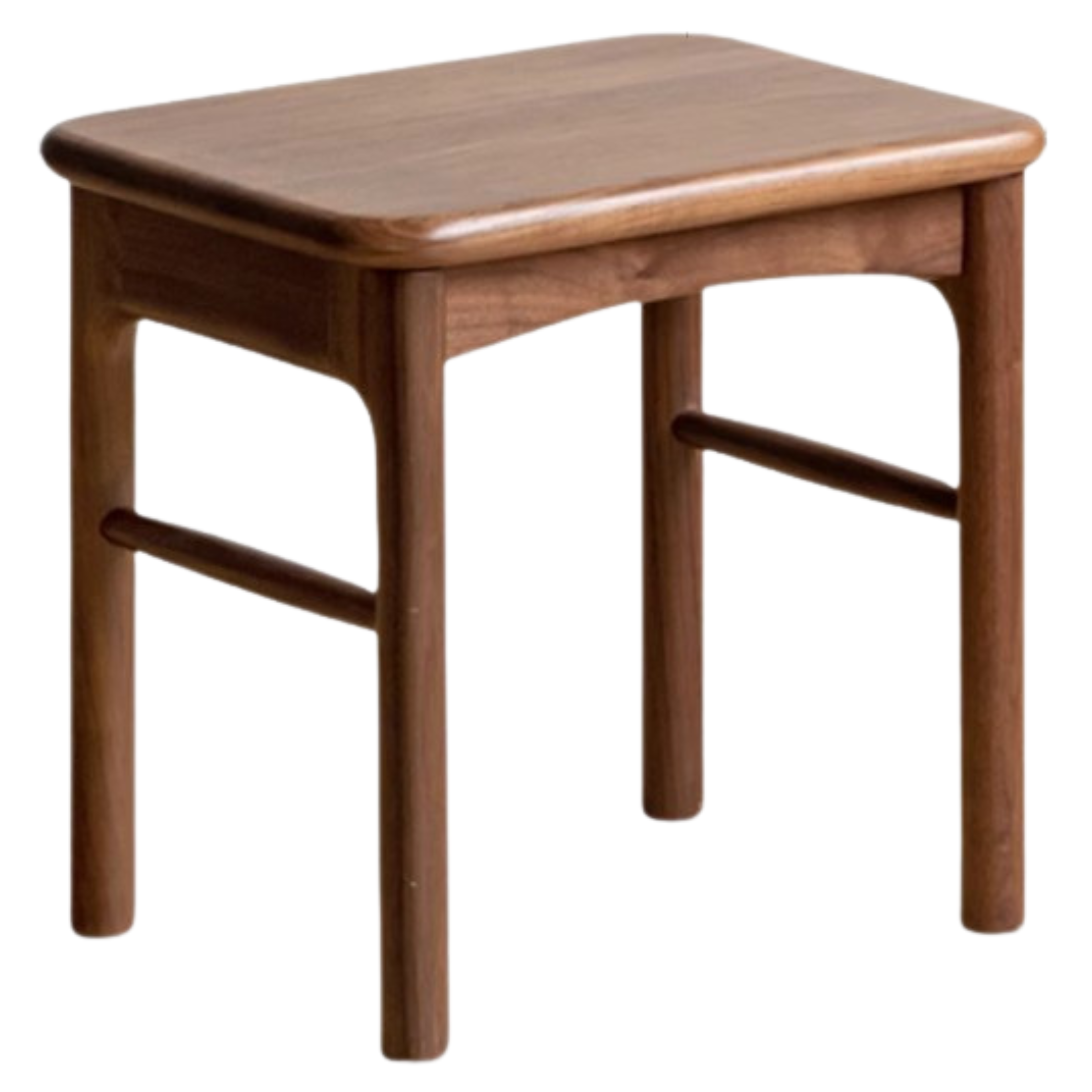 Black Walnut, Oak Solid Wood bench, Tea Stool