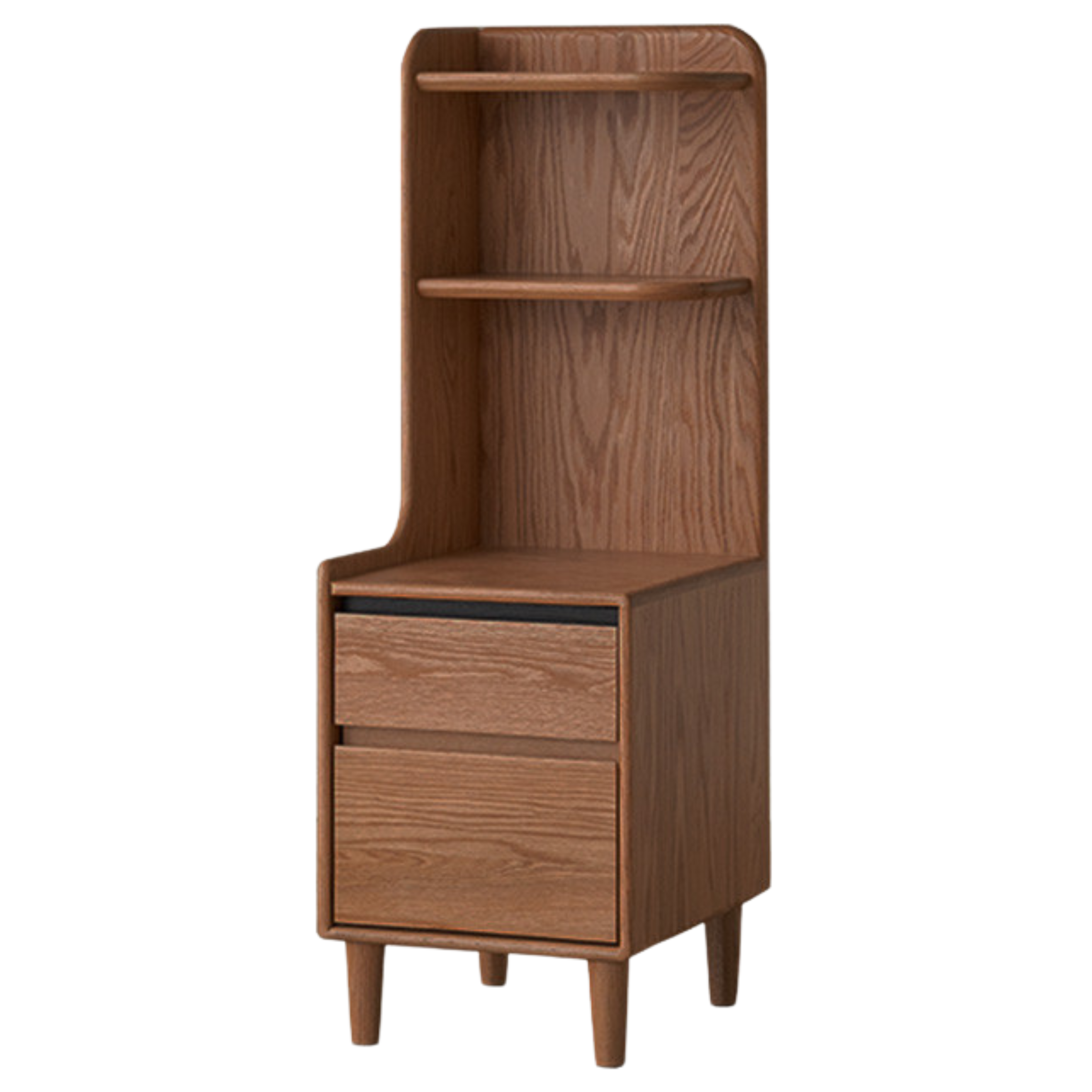Oak Solid Wood Modern Nightstand.