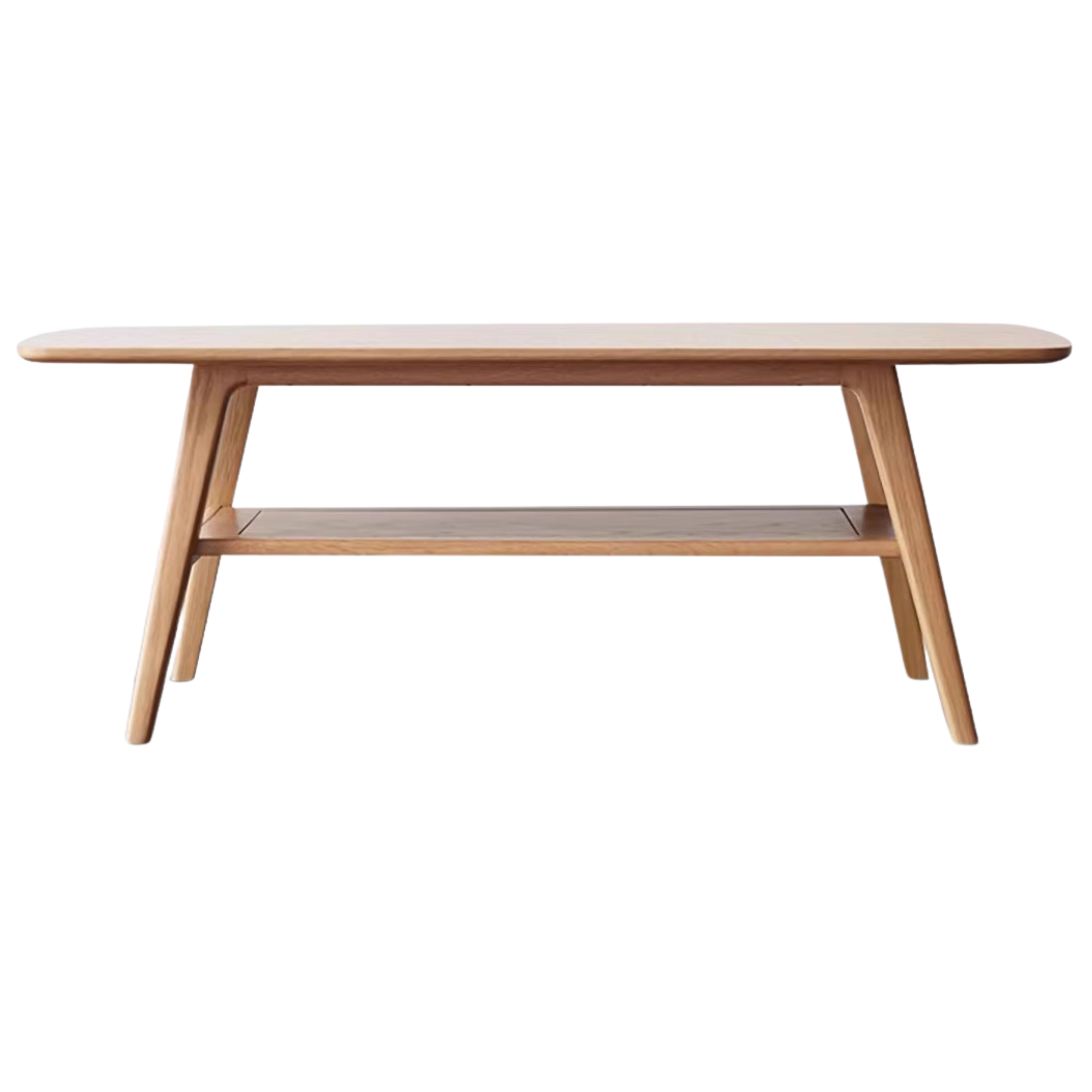 Oak Solid Wood Modern Coffee Table