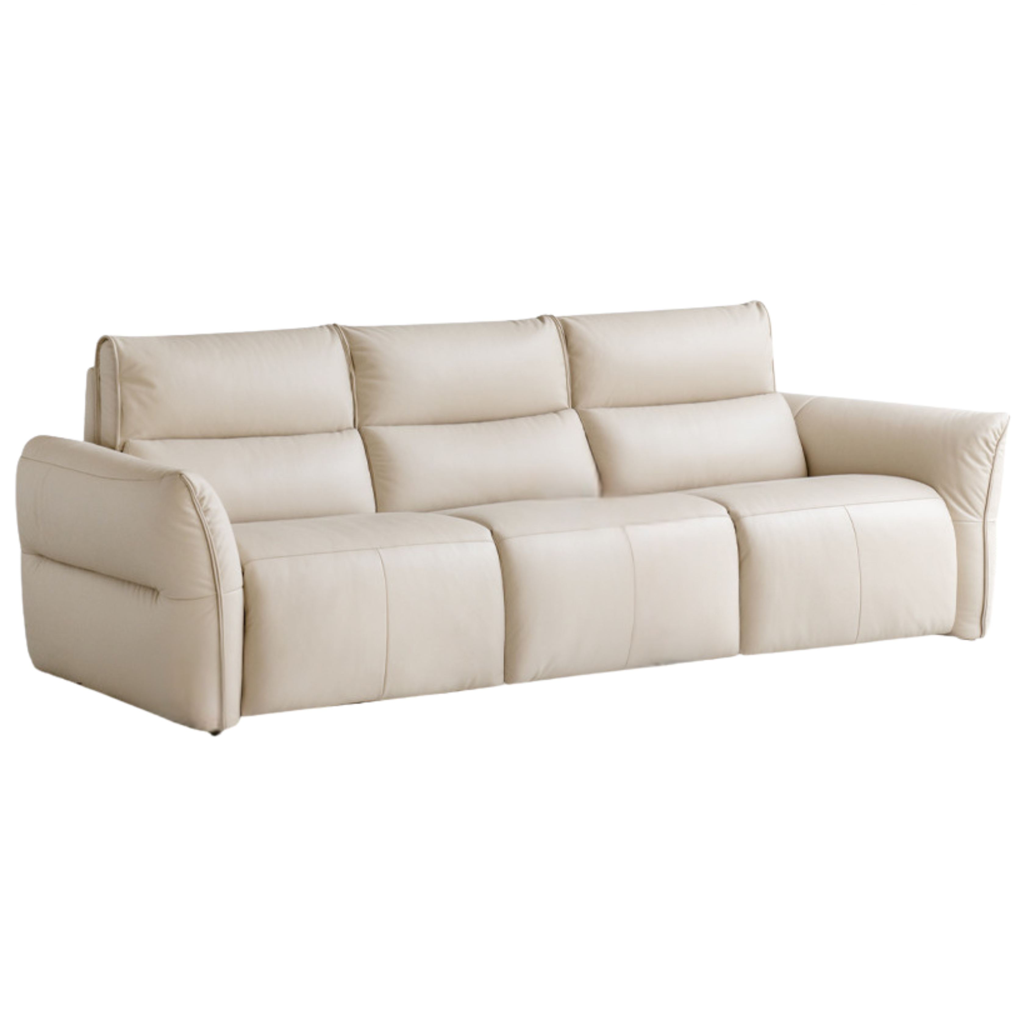 Leather Electric Luxury High Backrest Sofa,