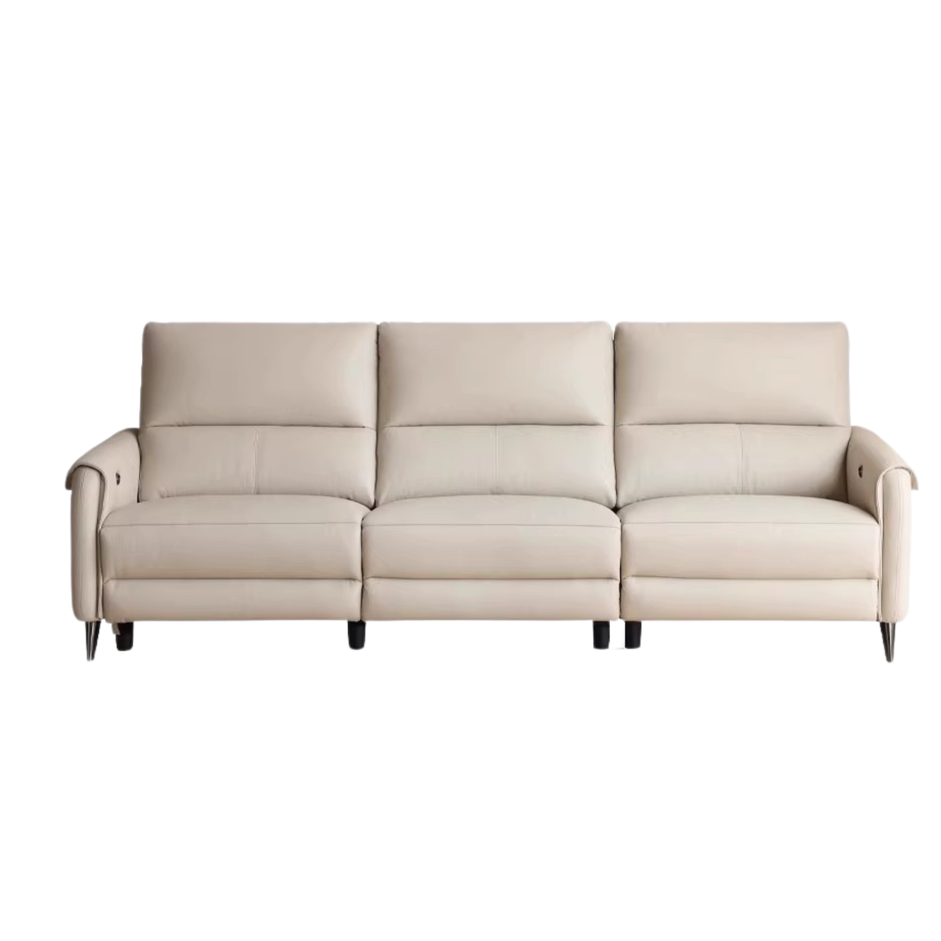 Genuine Leather Zero Wall Multifunctional Electric Sofa, Top Layer Cowhide Sofa.