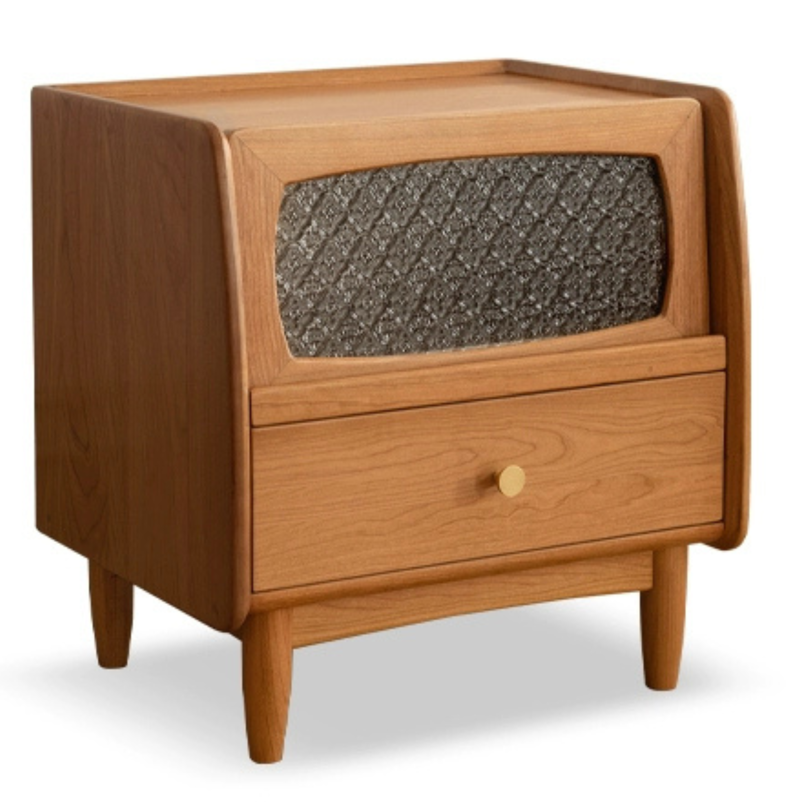 Cherry solid wood Nightstand.